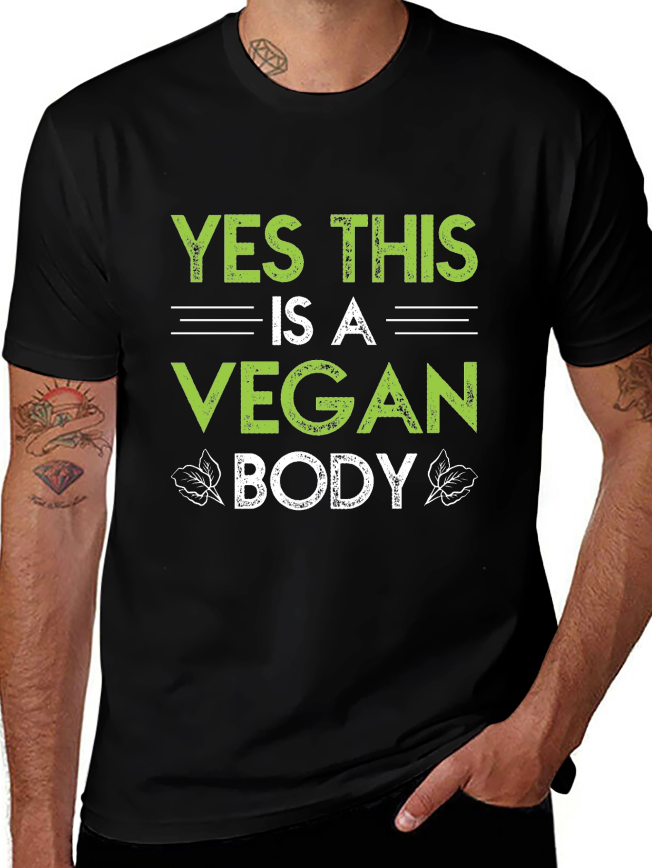 Yes This is A Vegan Body T-Shirt