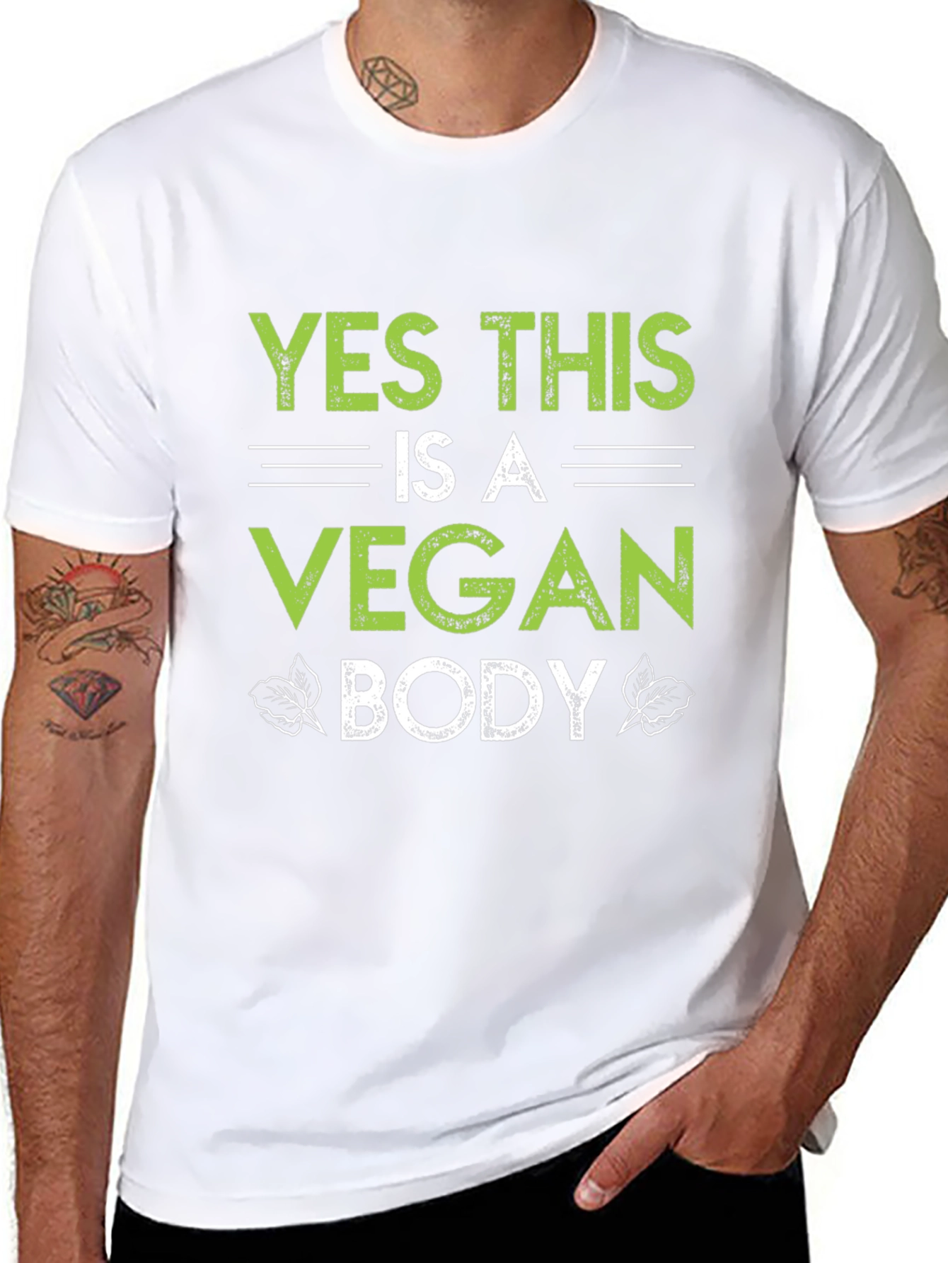 Yes This is A Vegan Body T-Shirt