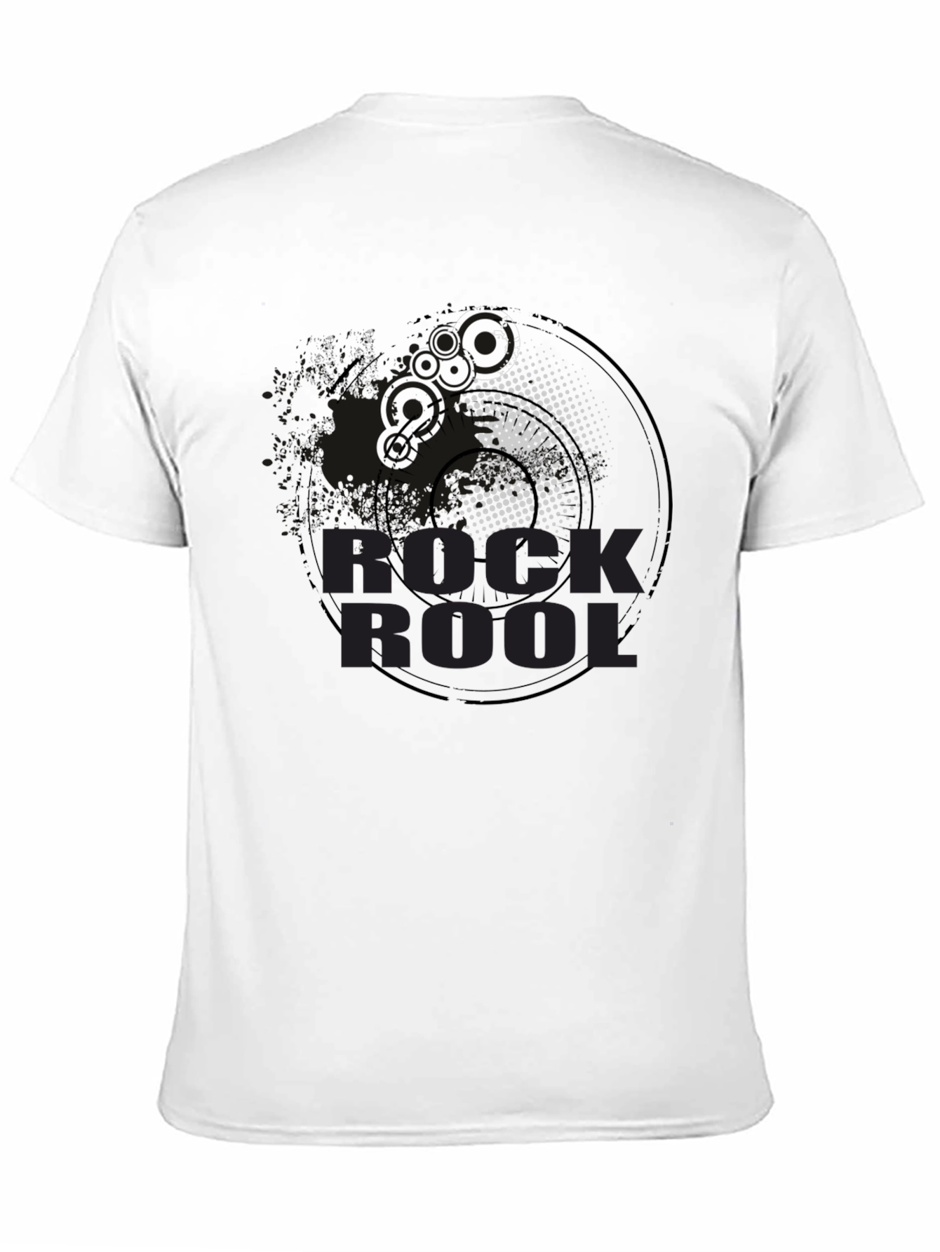 Rock & Roll Graphic Tee - Black