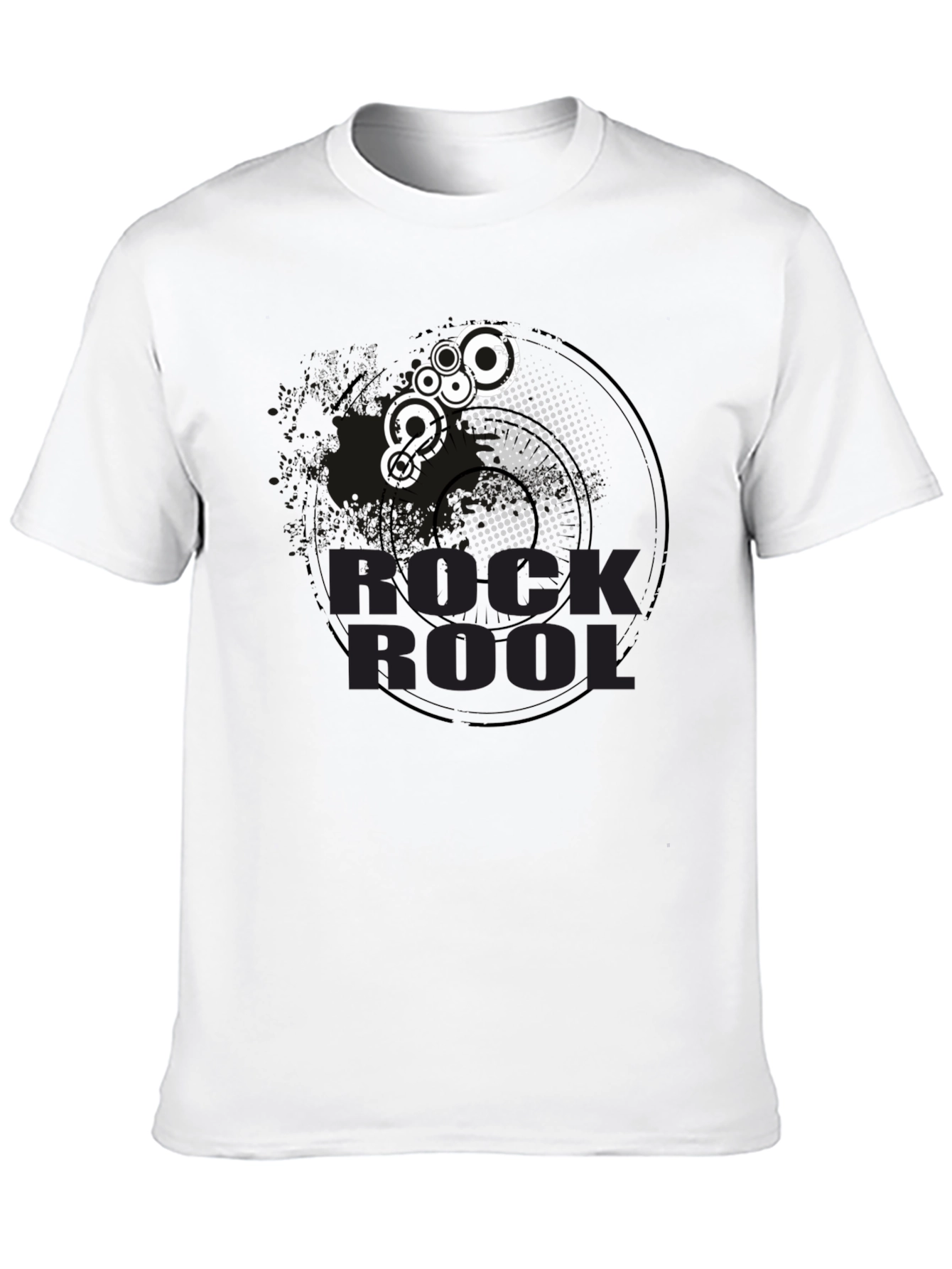 Rock & Roll Graphic Tee - Black