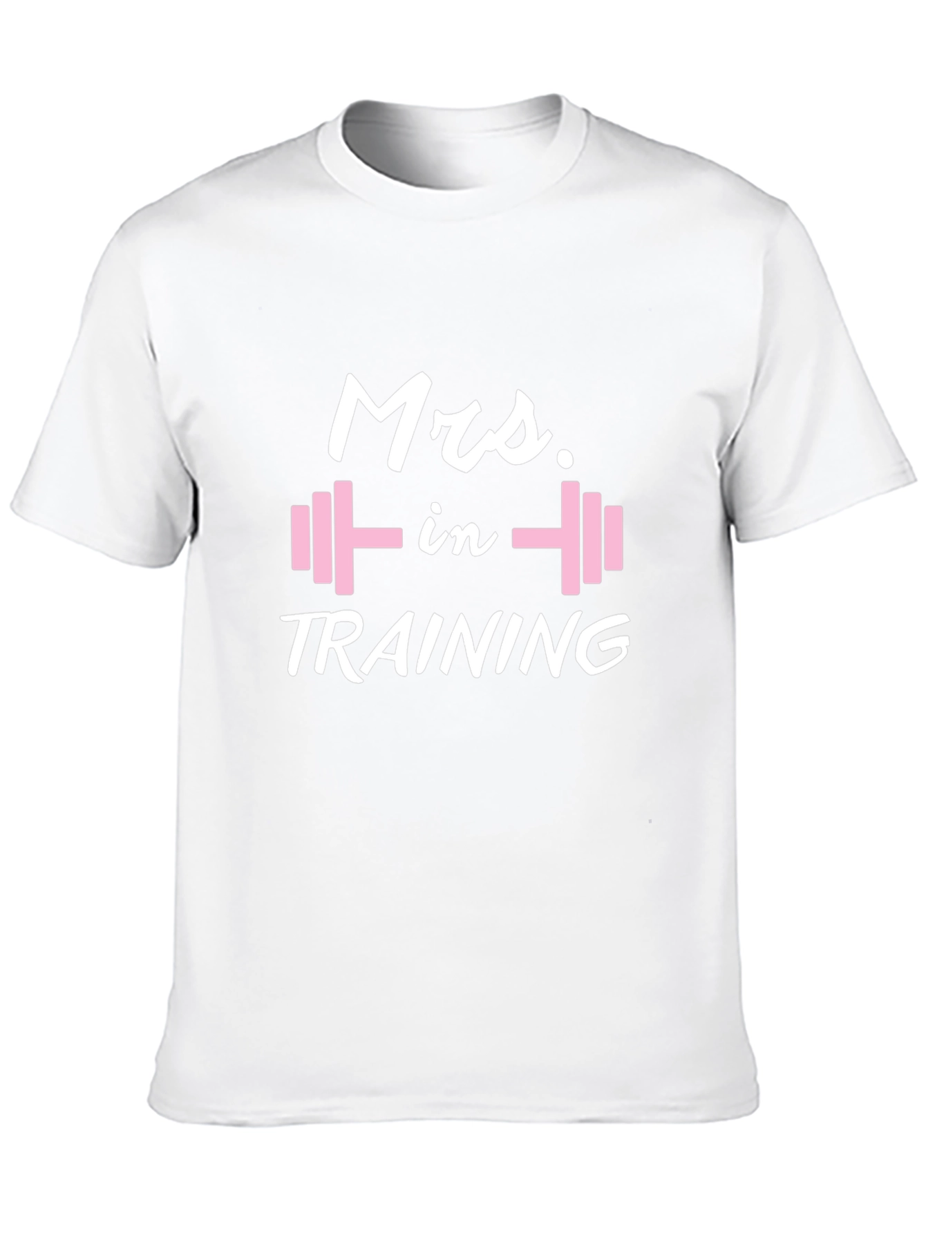 Mrs. In Training Black T-Shirt Fitness Gym Bride