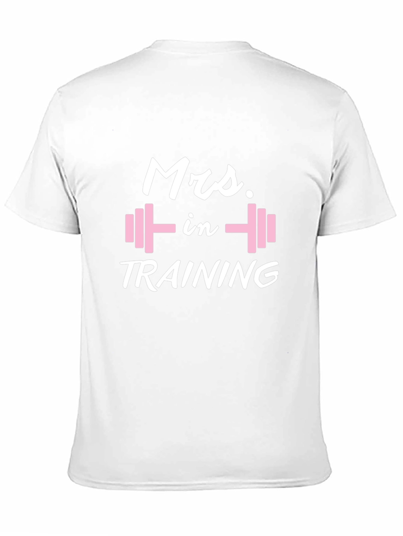 Mrs. In Training Black T-Shirt Fitness Gym Bride