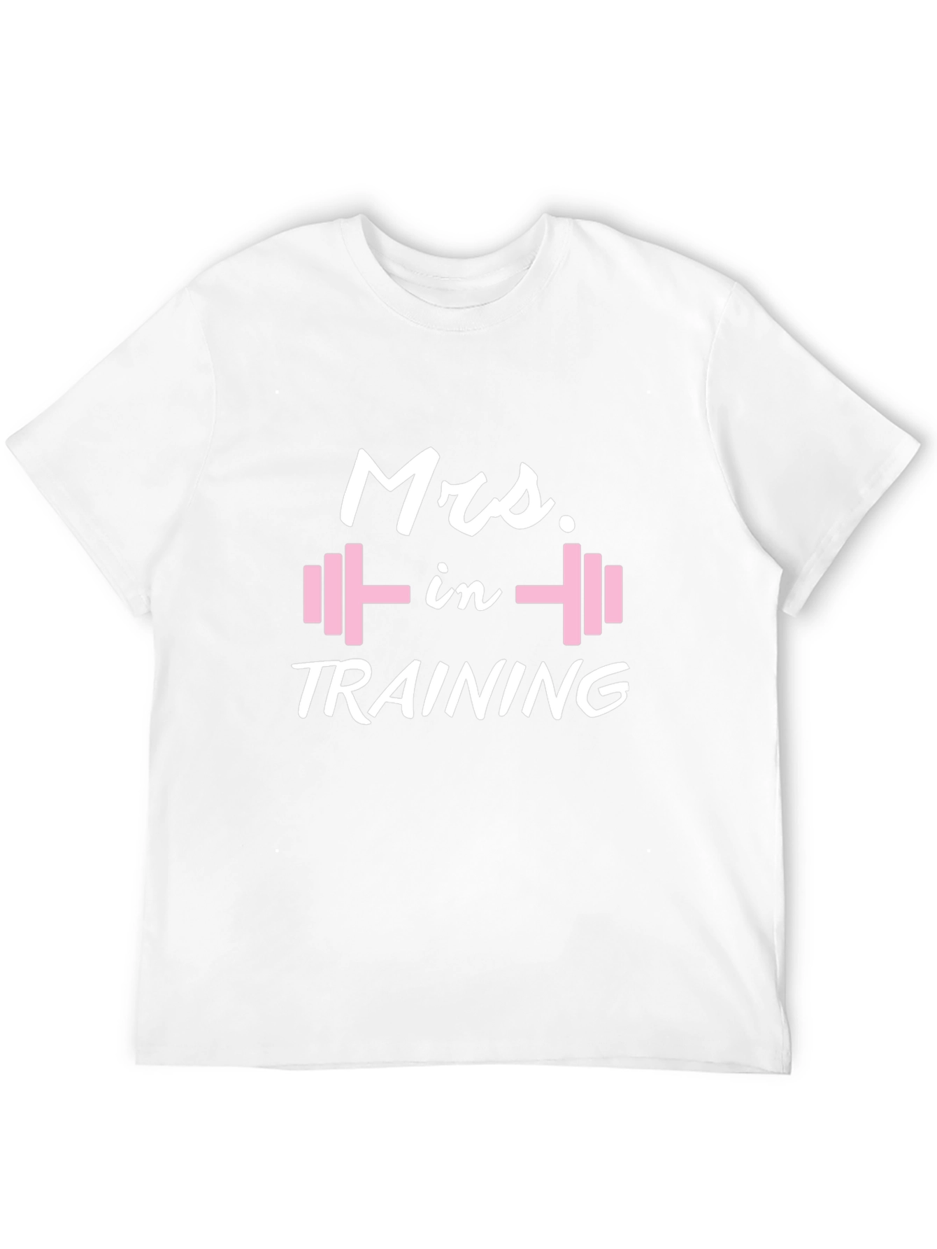 Mrs. In Training Black T-Shirt Fitness Gym Bride