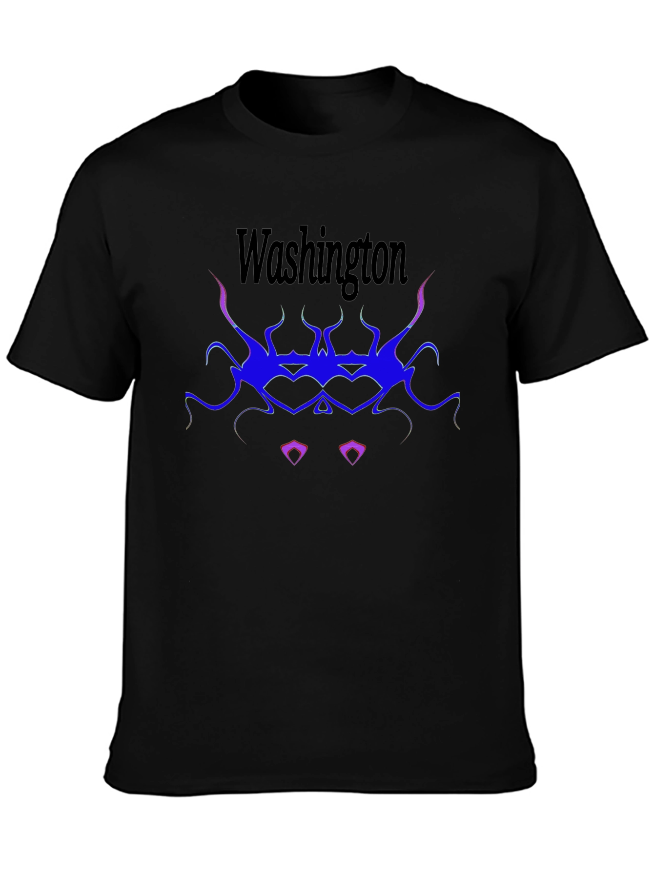 Washington Graphic T-Shirt - Black
