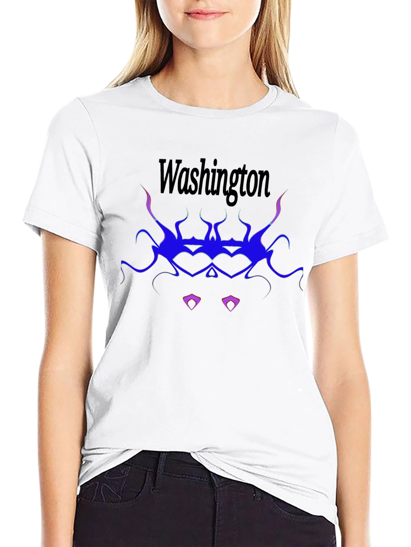 Washington Graphic T-Shirt - Black