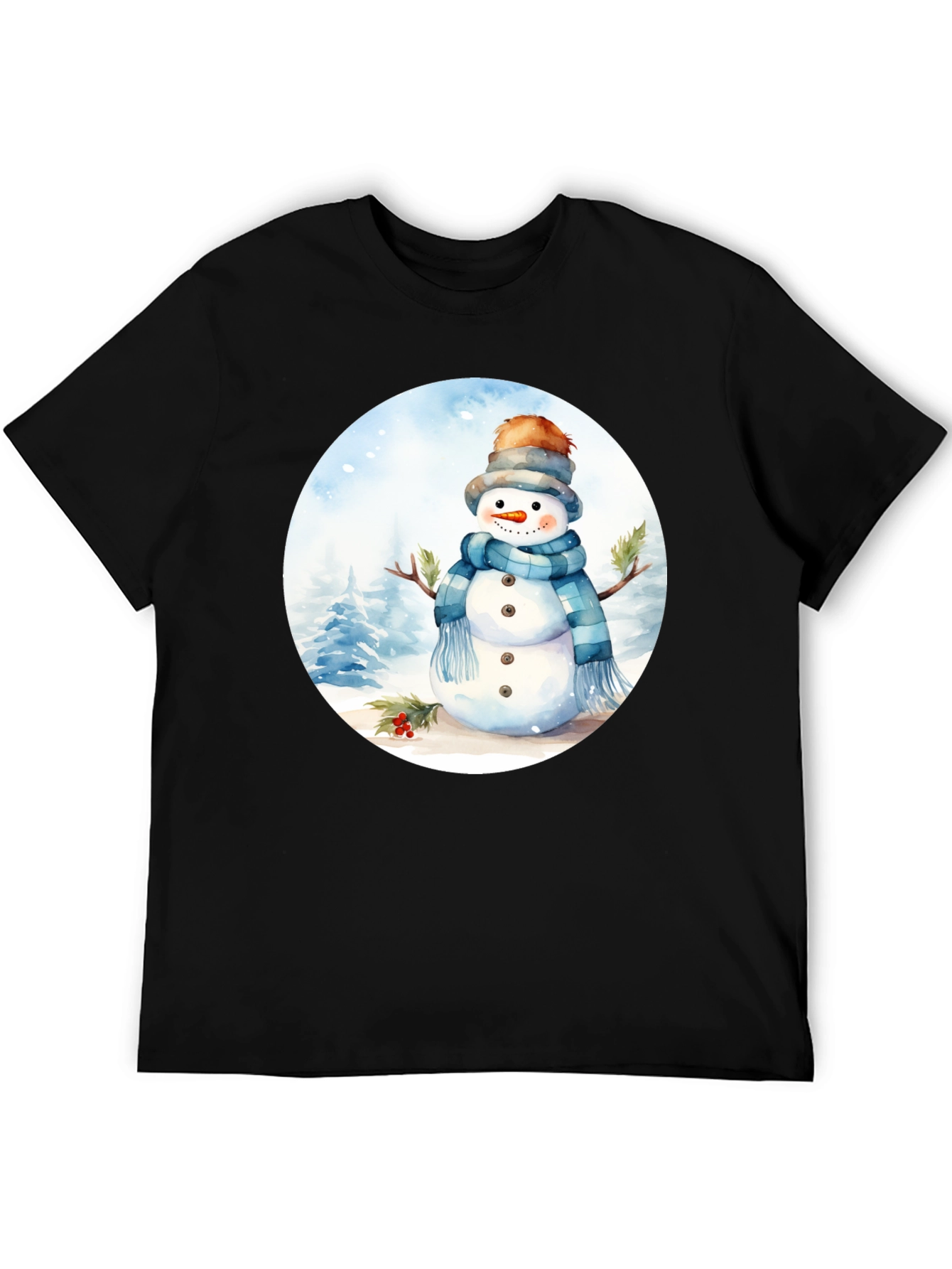 Winter Snowman Graphic Tee