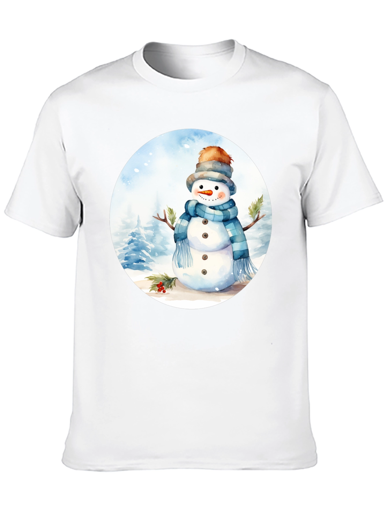 Winter Snowman Graphic Tee