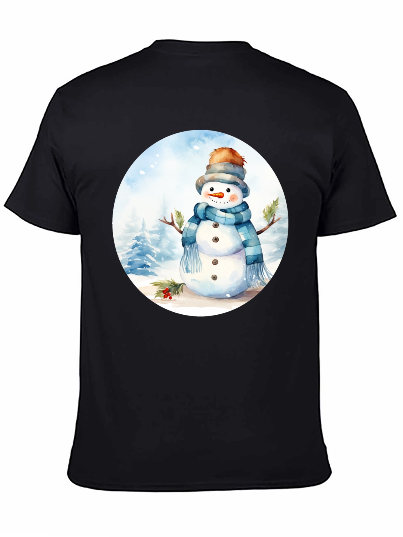 Winter Snowman Graphic Tee