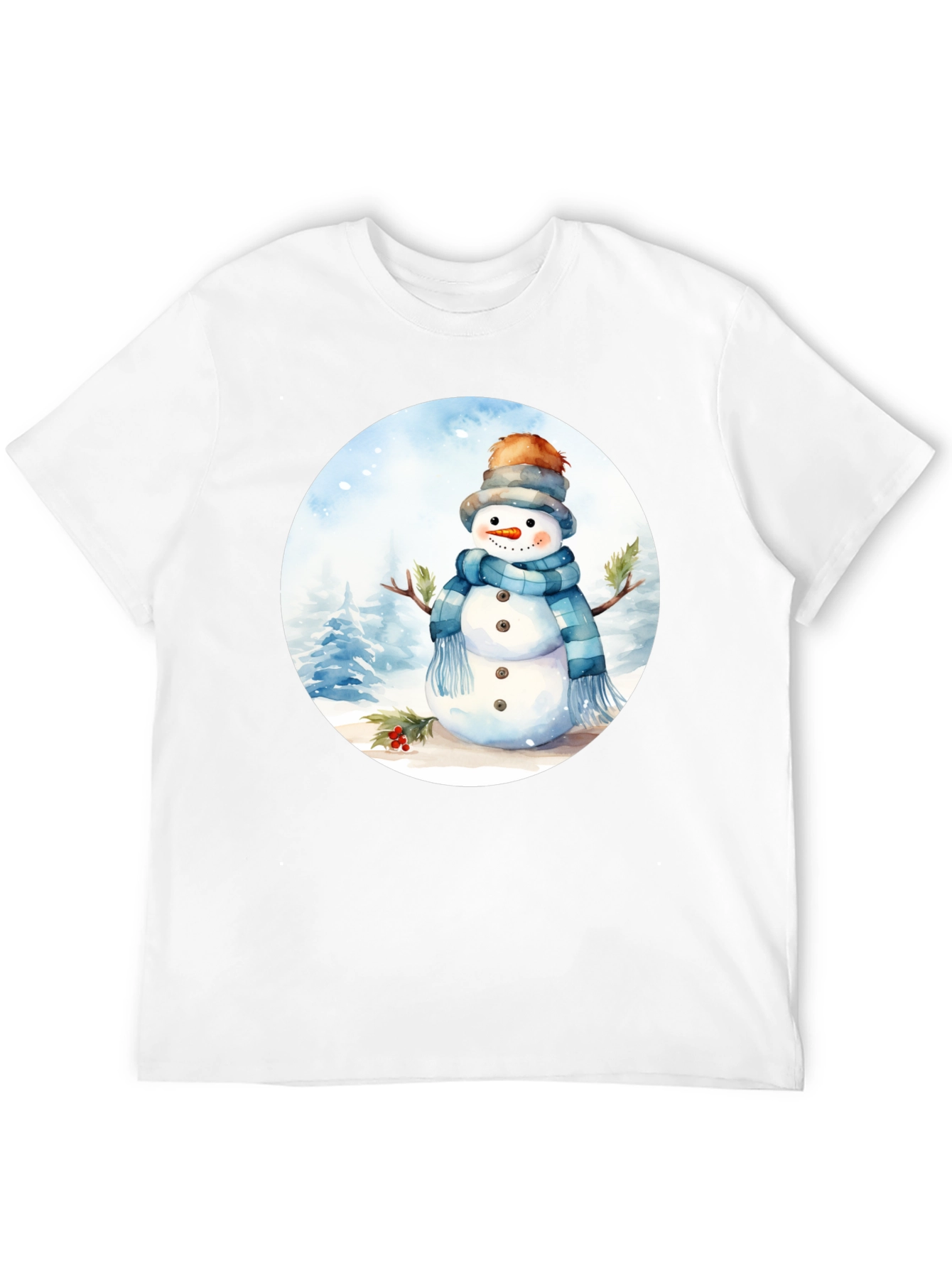 Winter Snowman Graphic Tee