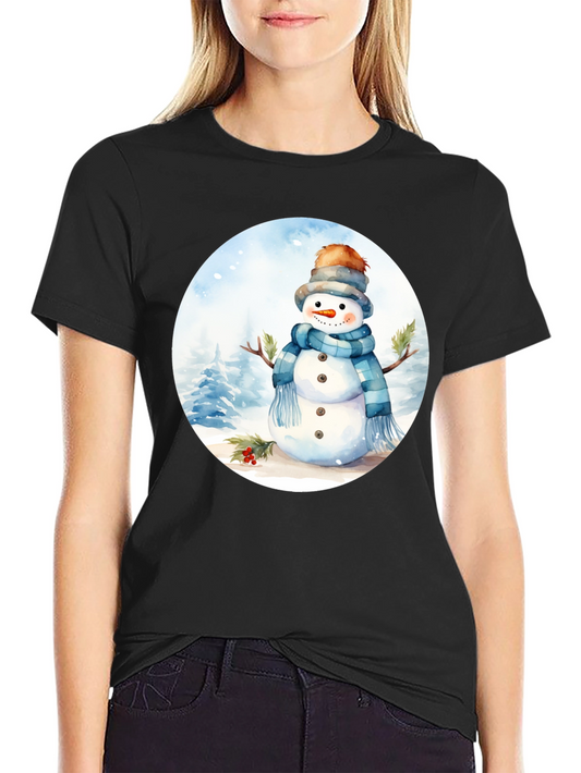 Winter Snowman Graphic Tee