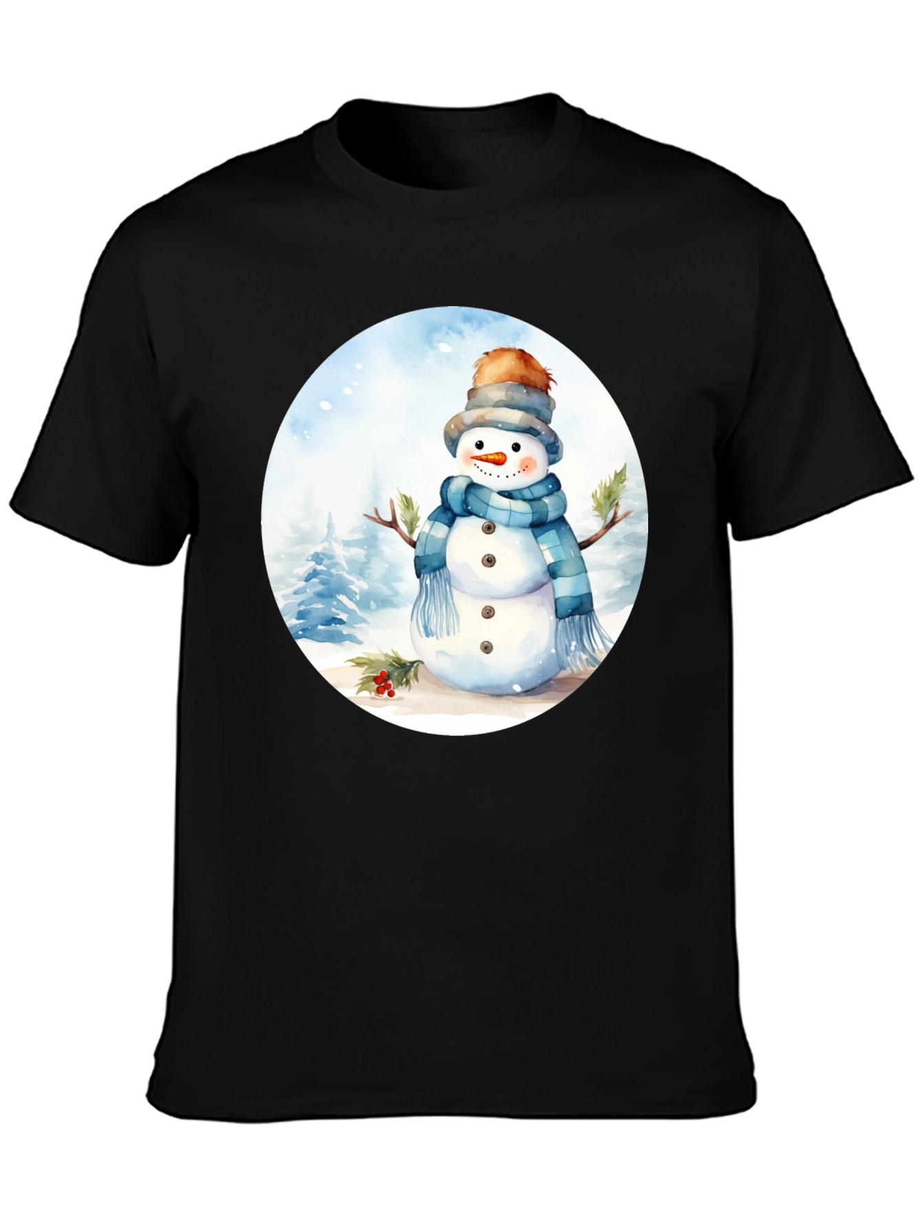 Winter Snowman Graphic Tee