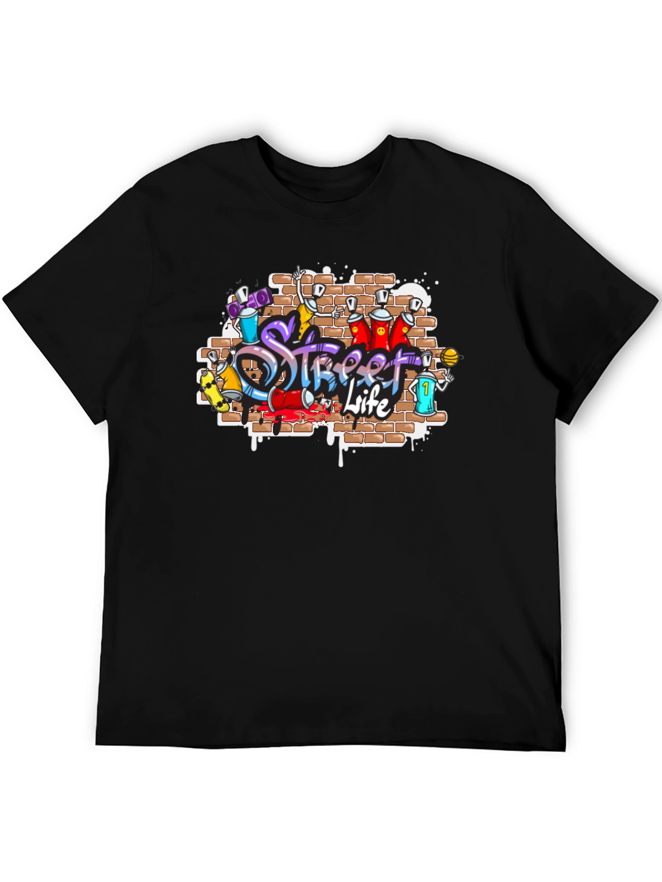 Street Life Graffiti T-Shirt