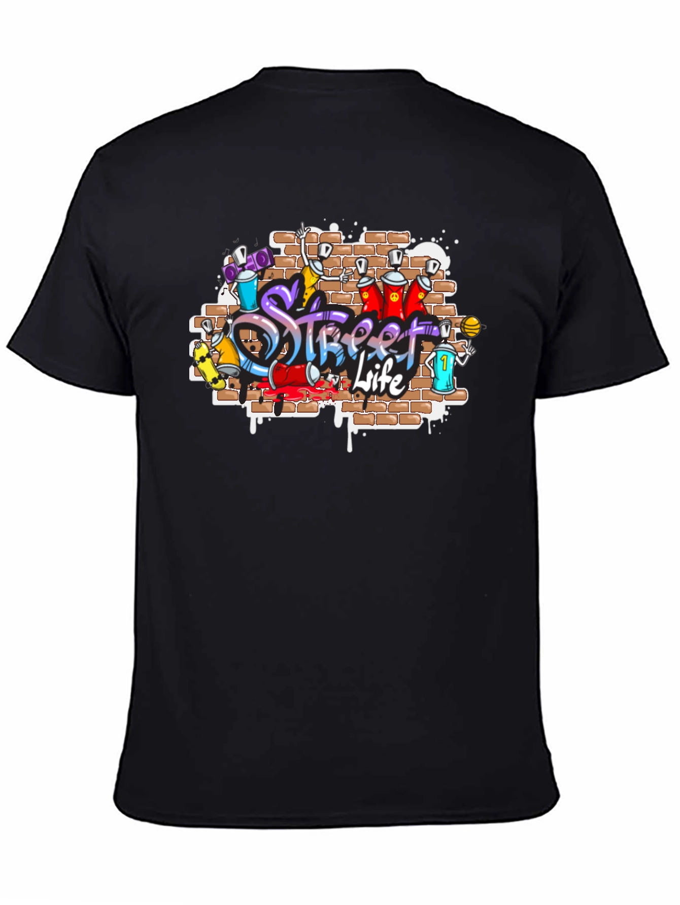 Street Life Graffiti T-Shirt