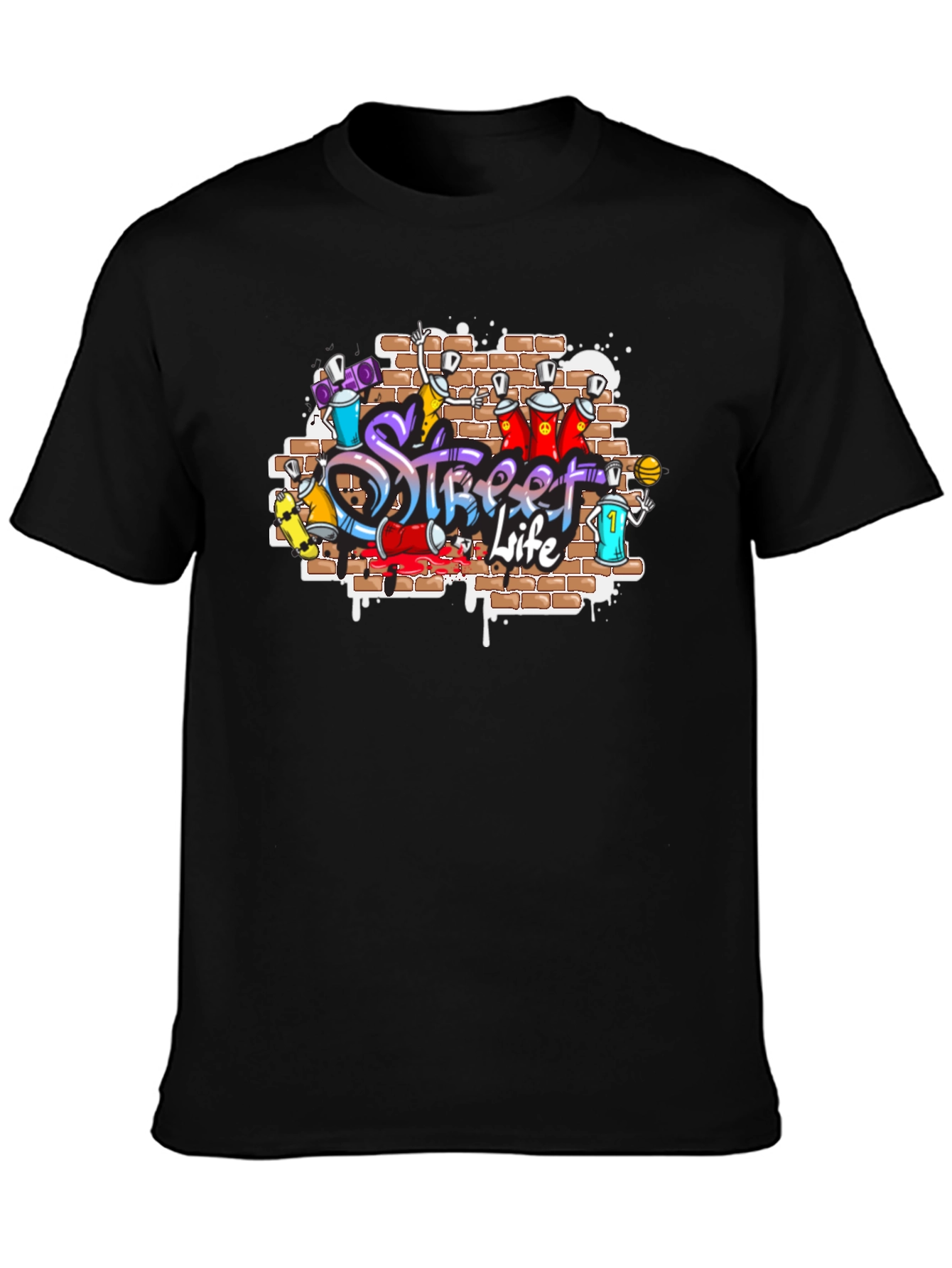 Street Life Graffiti T-Shirt
