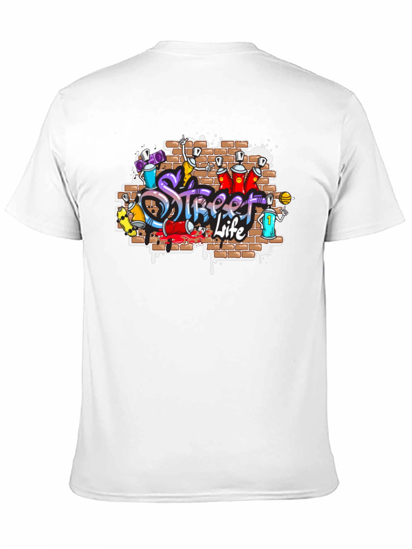 Street Life Graffiti T-Shirt