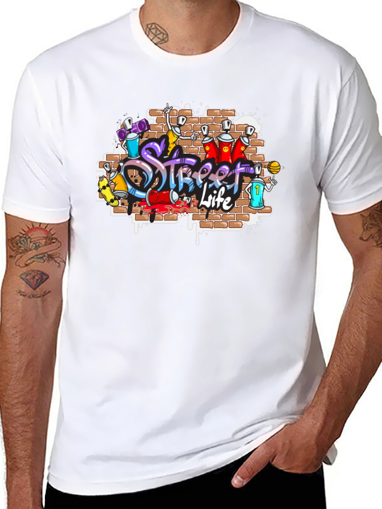 Street Life Graffiti T-Shirt
