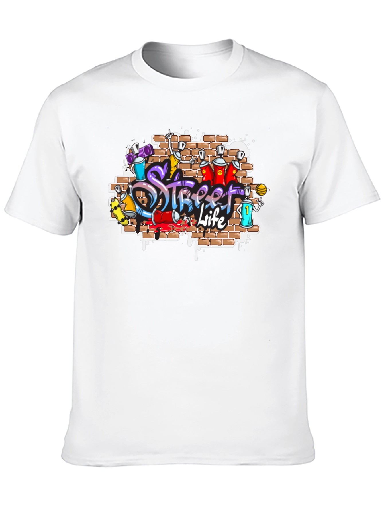 Street Life Graffiti T-Shirt