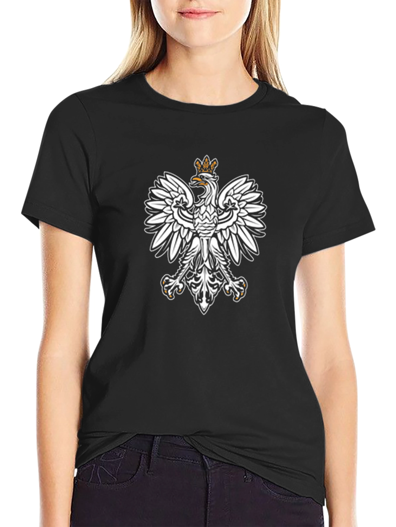 Polish Eagle T-Shirt - Classic Black