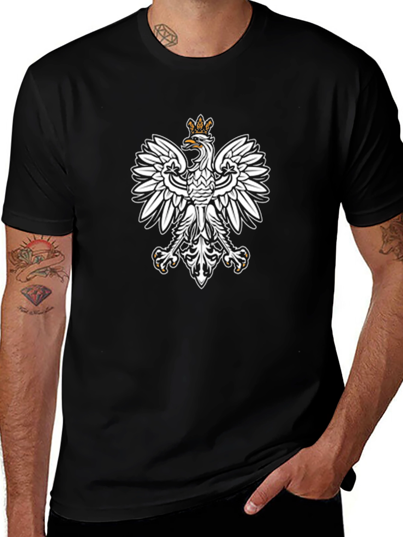 Polish Eagle T-Shirt - Classic Black