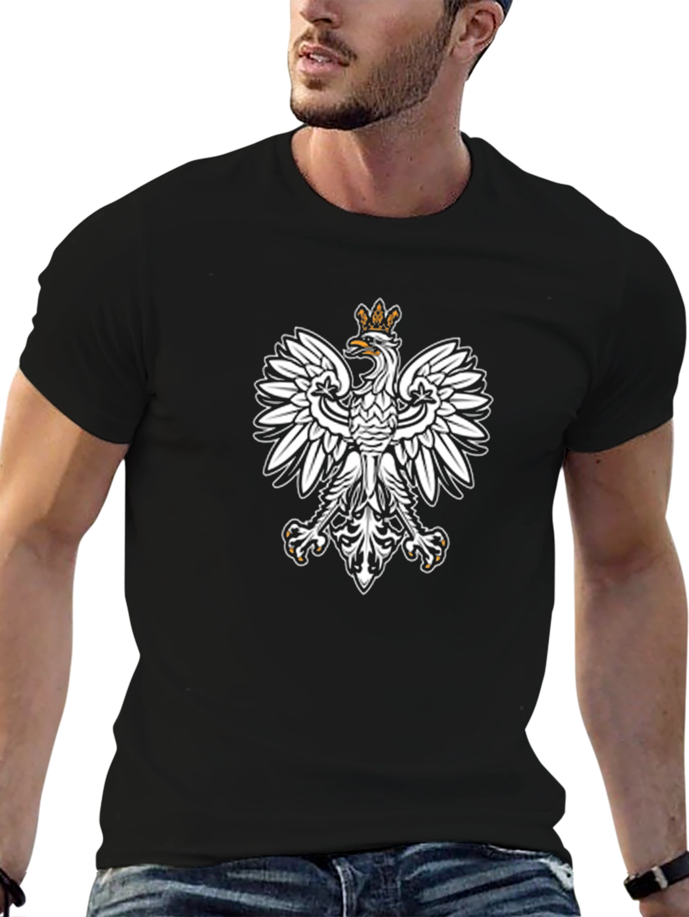 Polish Eagle T-Shirt - Classic Black