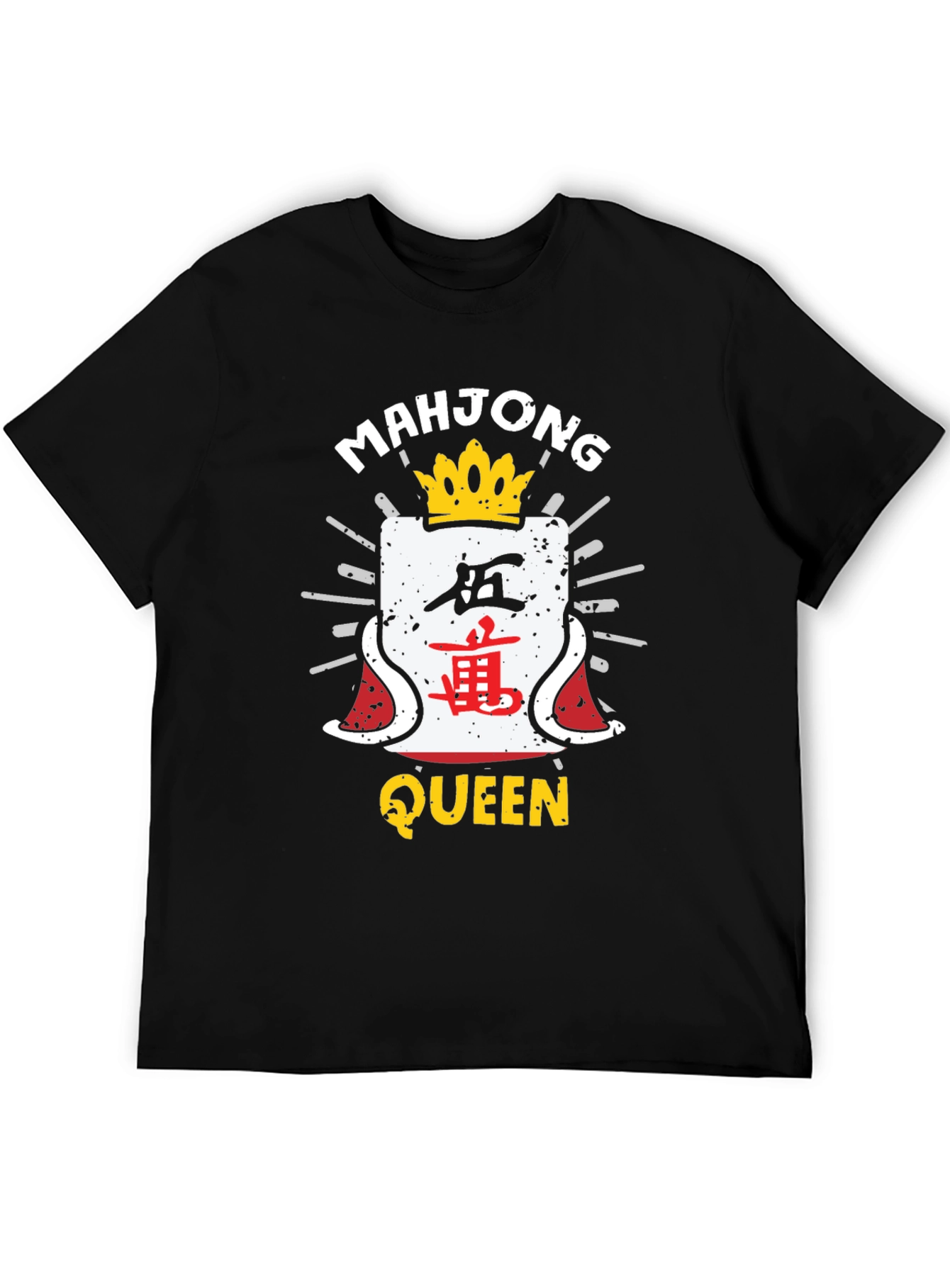 Mahjong Queen Black T-Shirt
