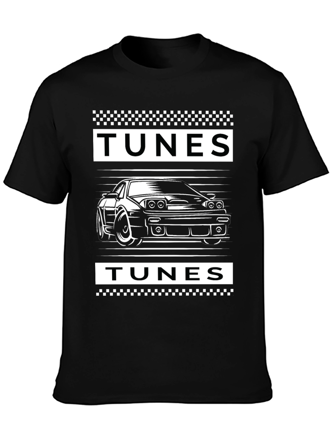 Tunes Car Graphic Tee - Black