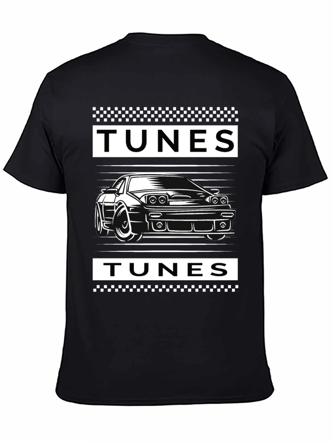Tunes Car Graphic Tee - Black