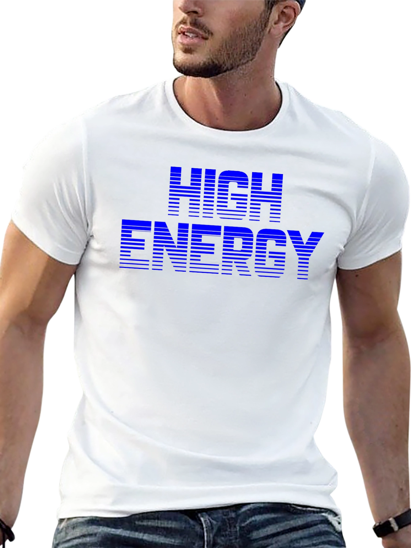 High Energy Graphic Tee - Bold & Vibrant Design