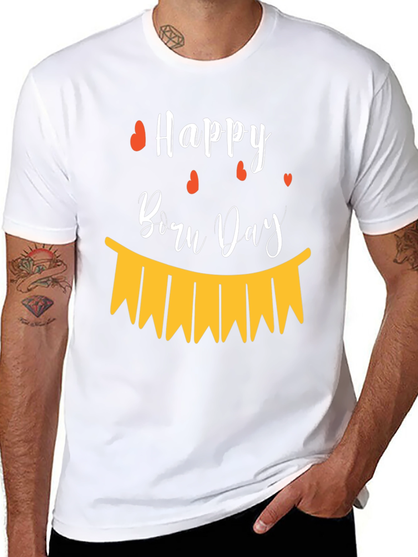 Happy Born Day Tee - Stylish Celebration Shirt