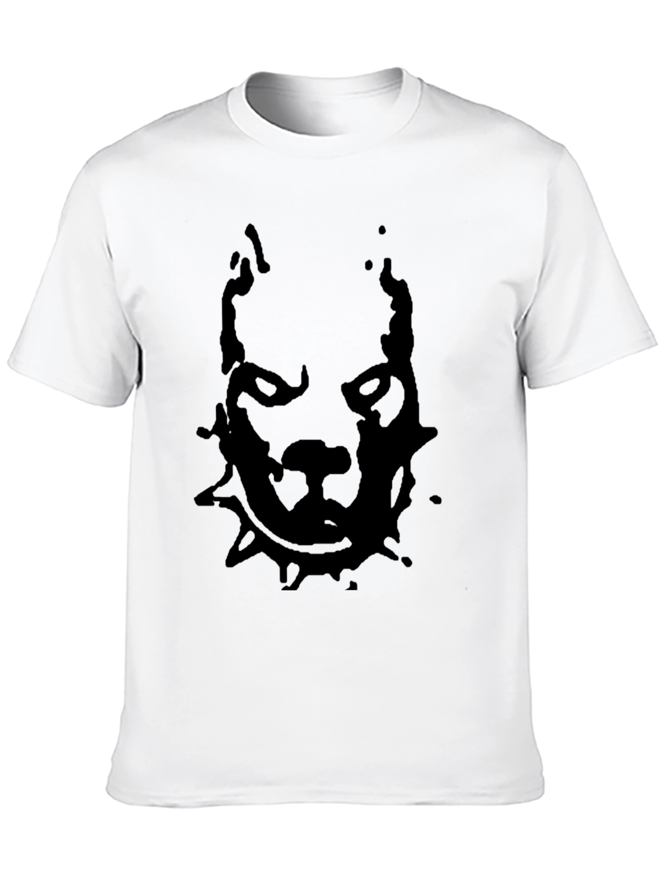 Pitbull Graphic Print Black T-Shirt