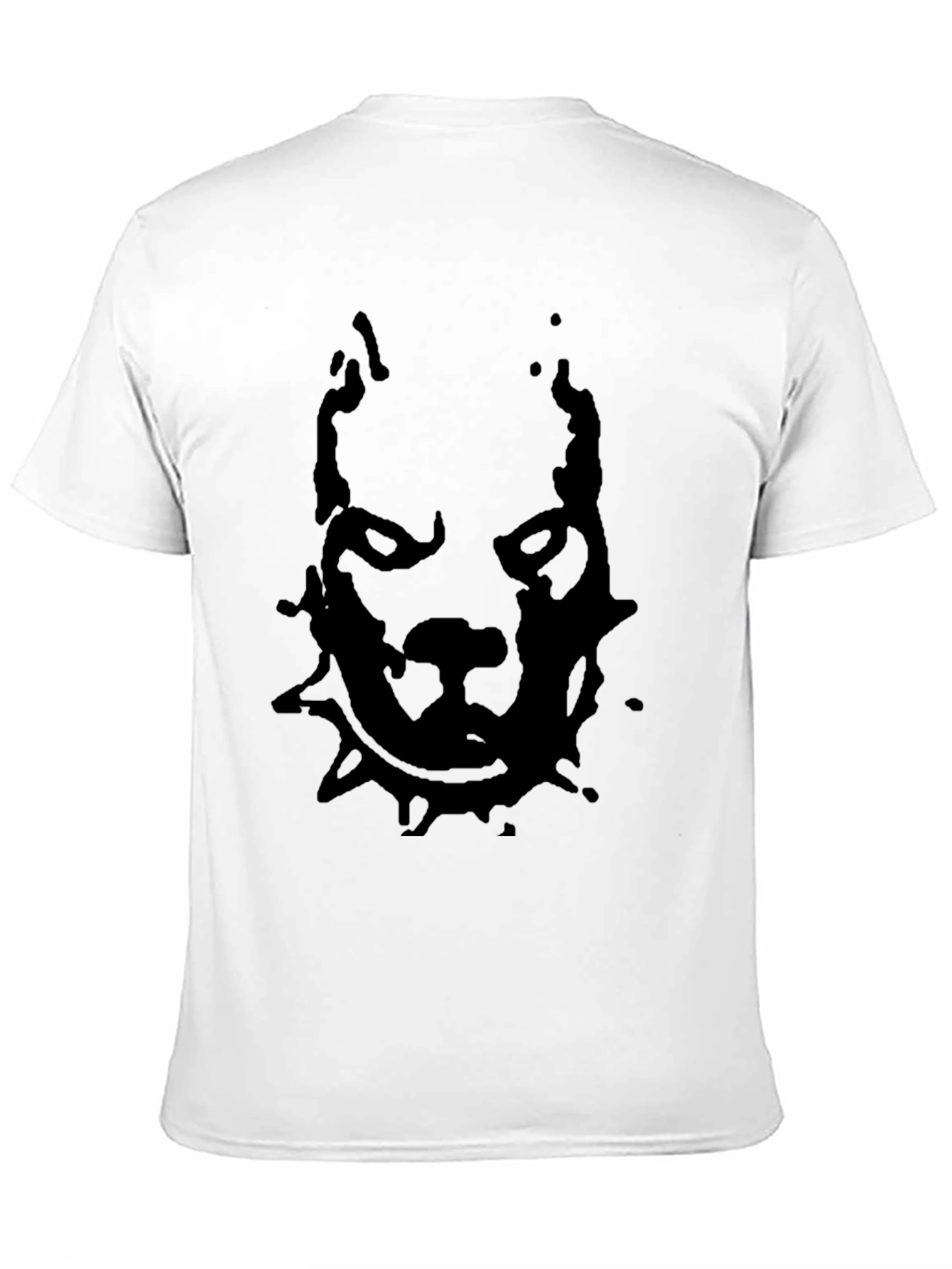 Pitbull Graphic Print Black T-Shirt