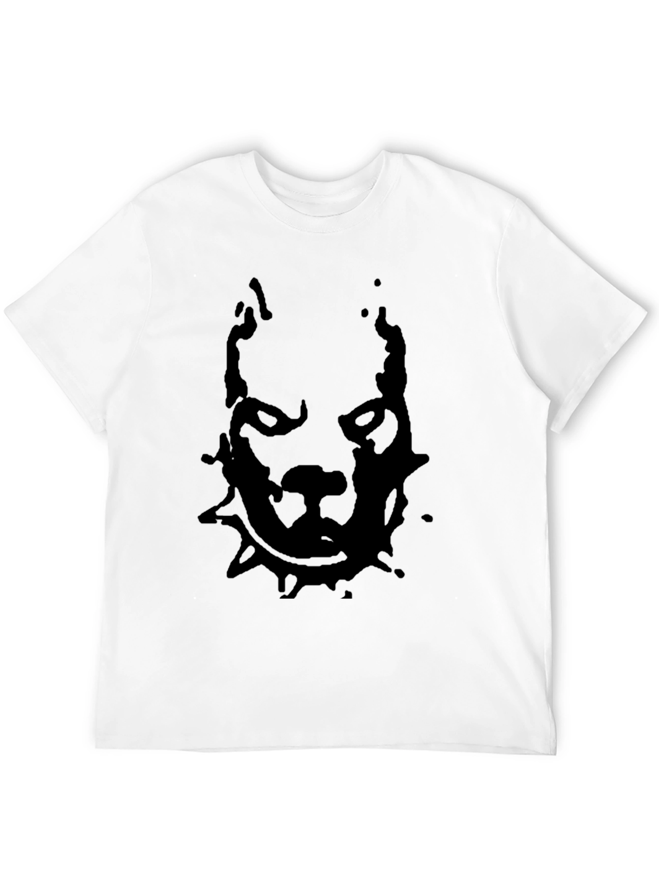 Pitbull Graphic Print Black T-Shirt