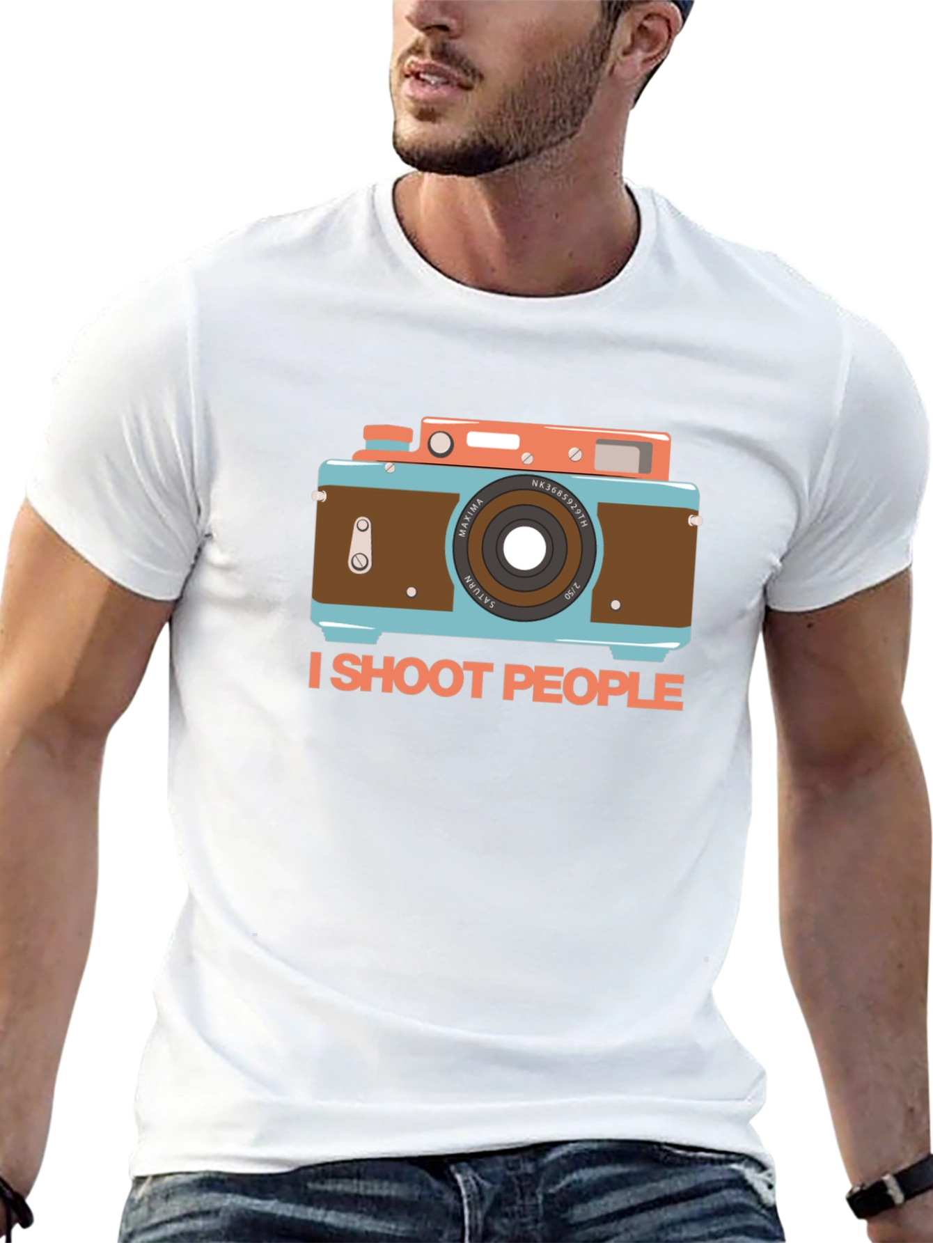I Shoot People Camera Graphic T-Shirt