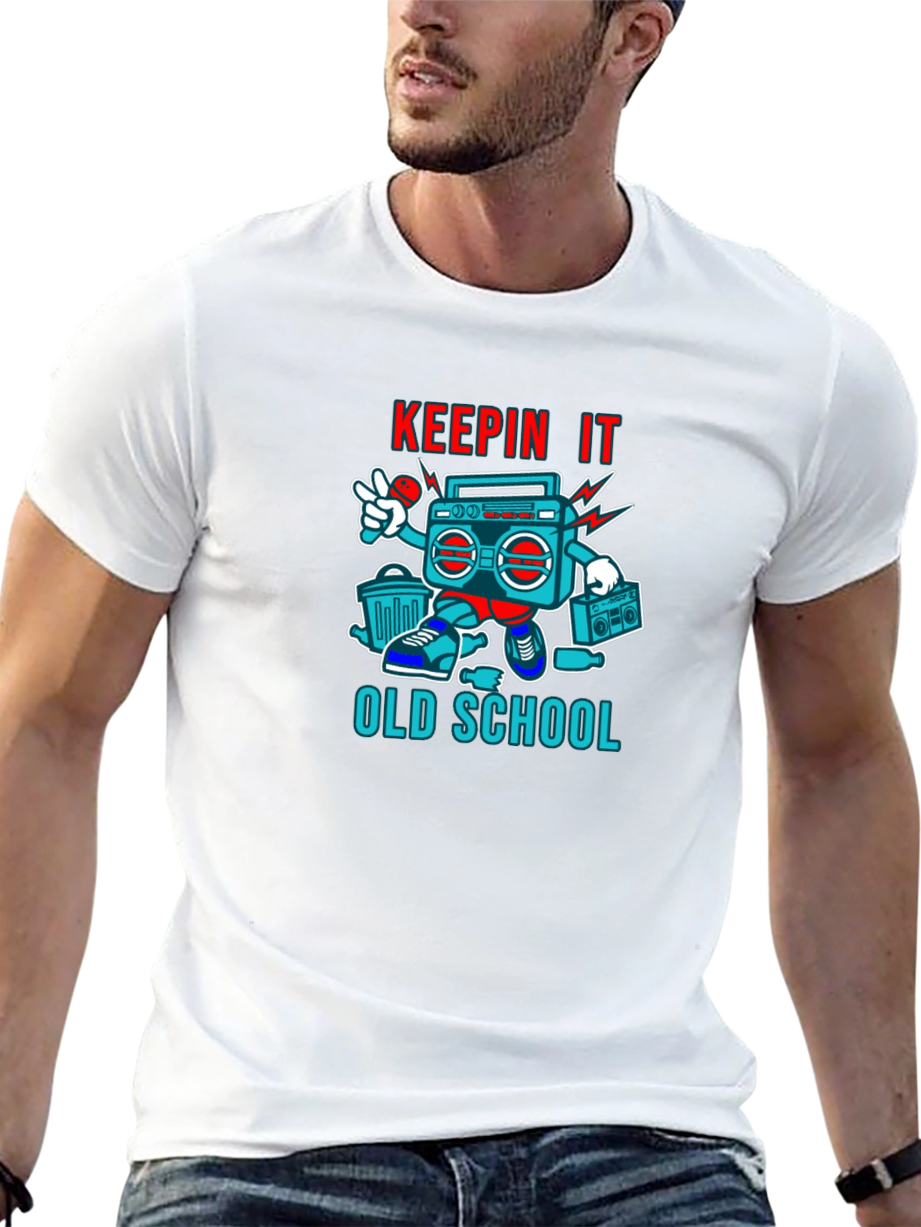 Keepin It Old School Graphic T-Shirt