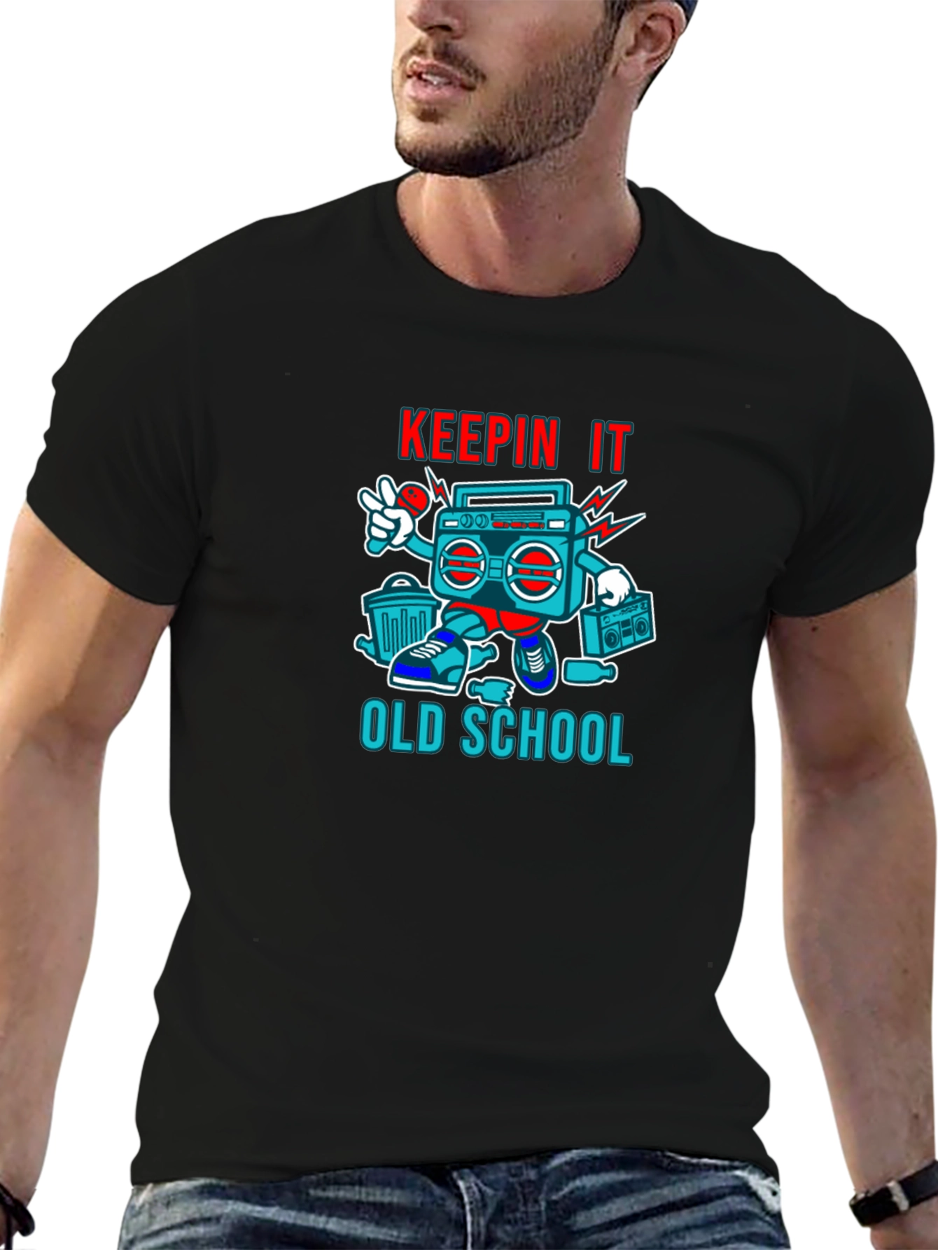 Keepin It Old School Graphic T-Shirt
