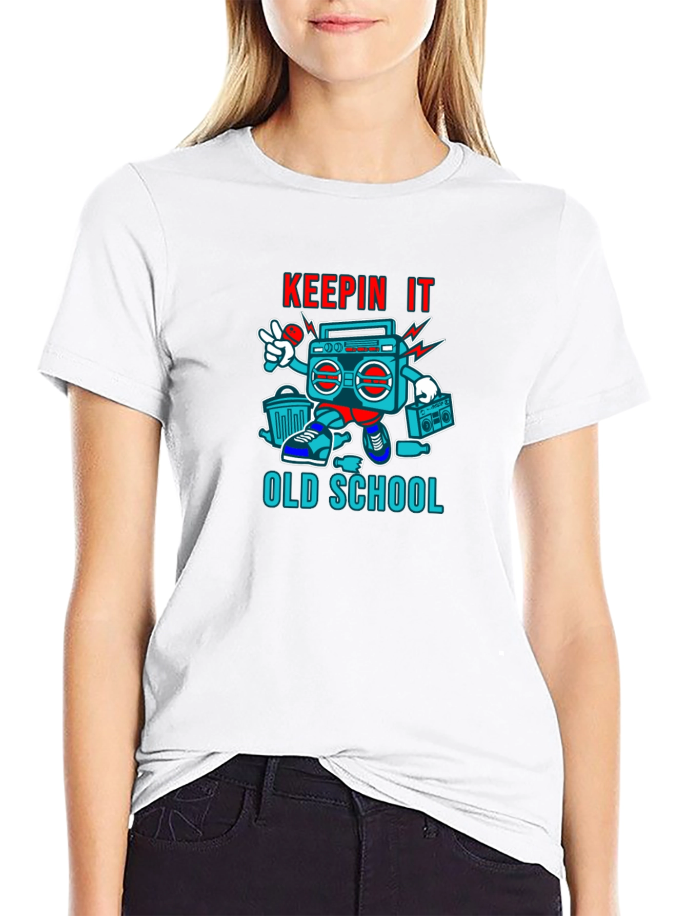 Keepin It Old School Graphic T-Shirt