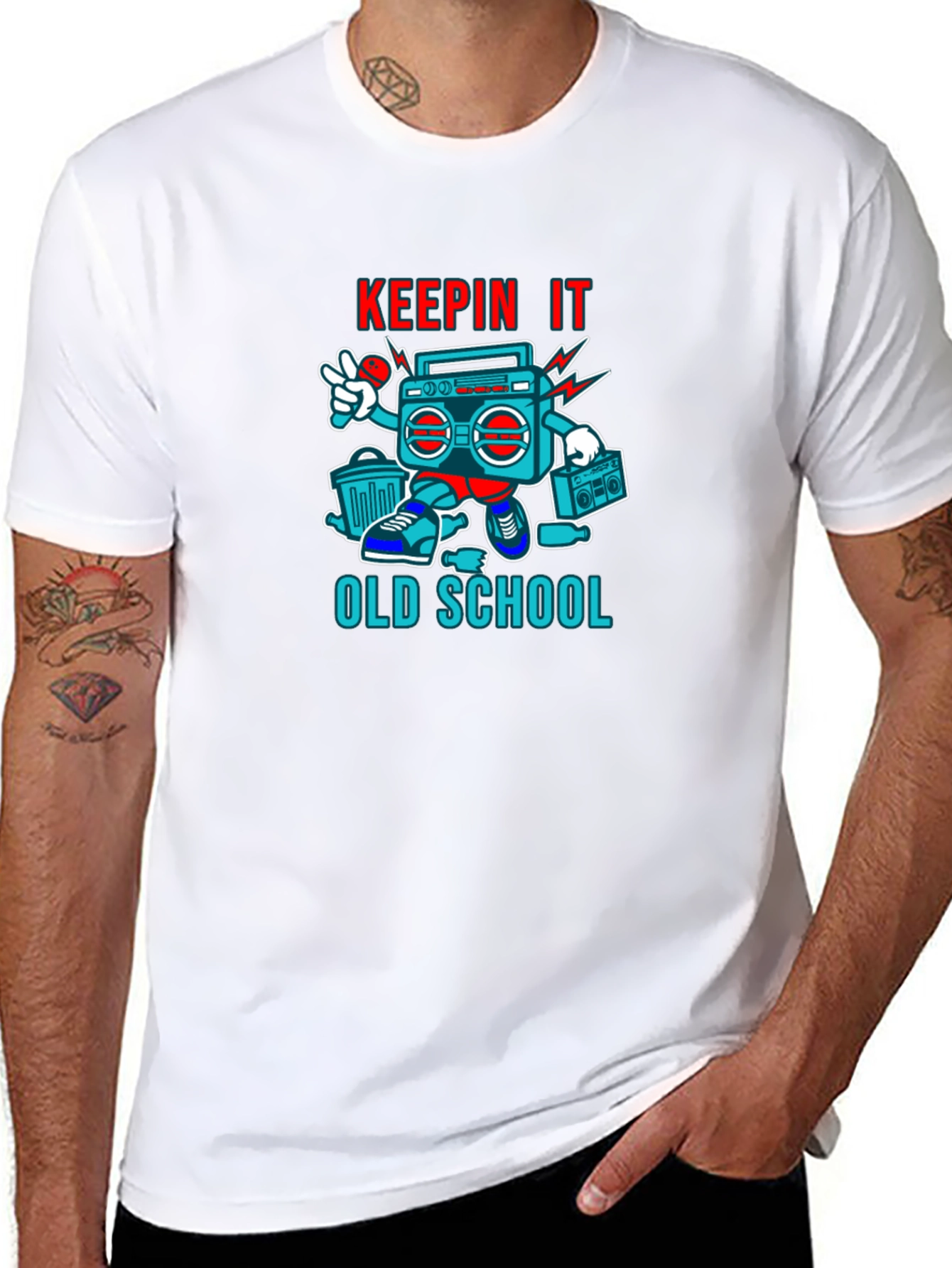 Keepin It Old School Graphic T-Shirt