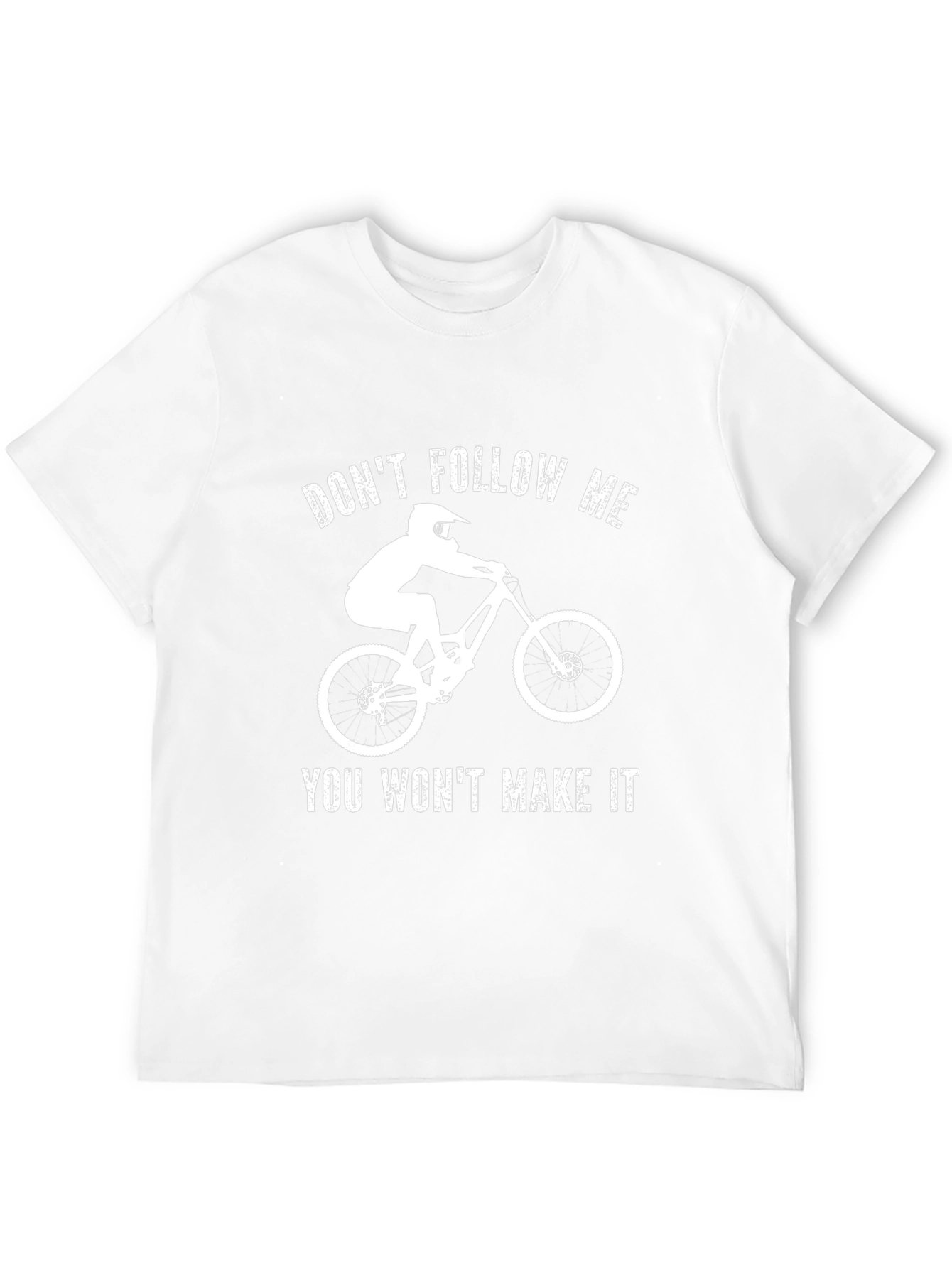 Dont Follow Me Funny Mountain Biking T-Shirt