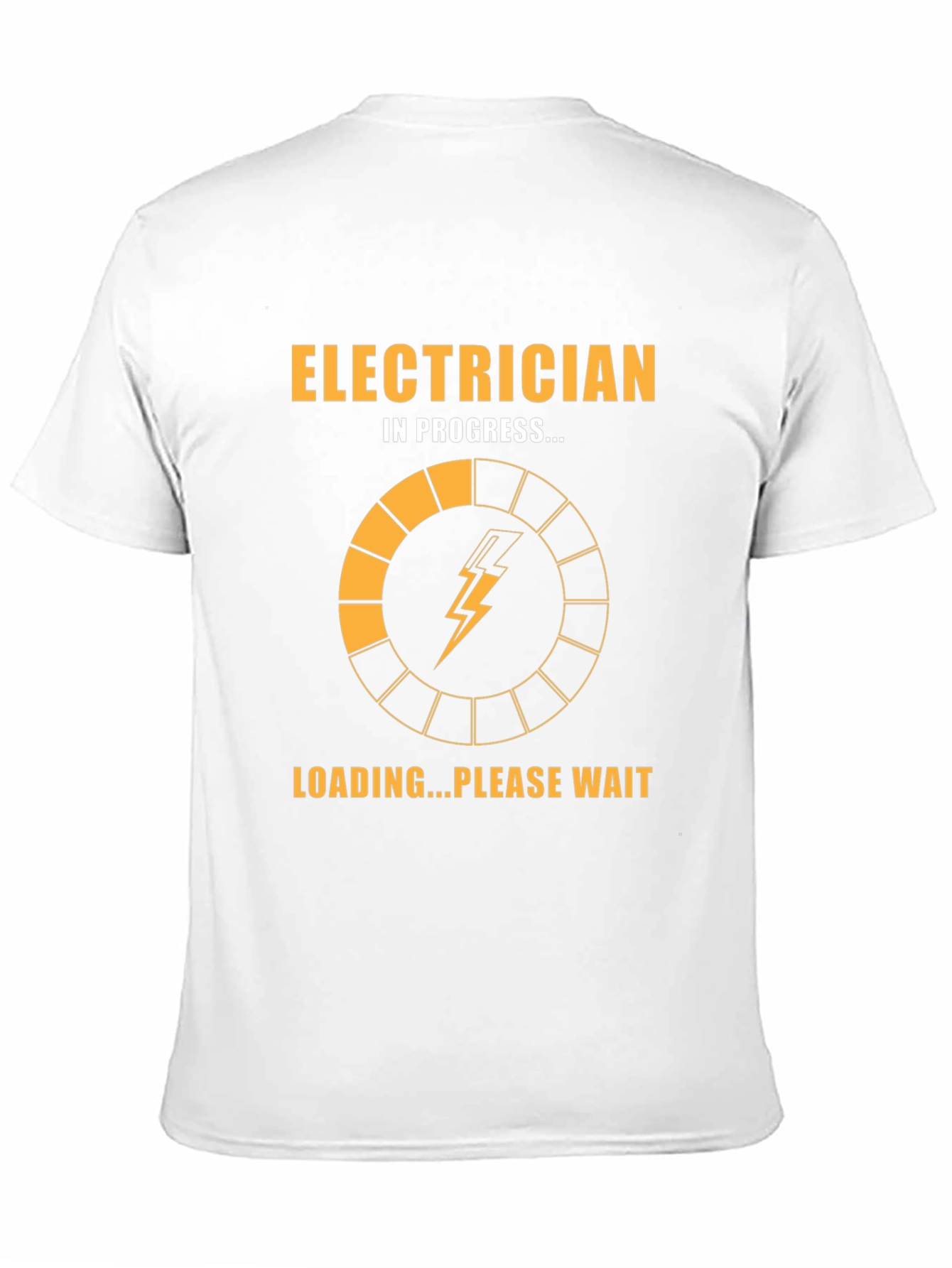 Electrician in Progress Funny T-Shirt - Black Cotton Tee