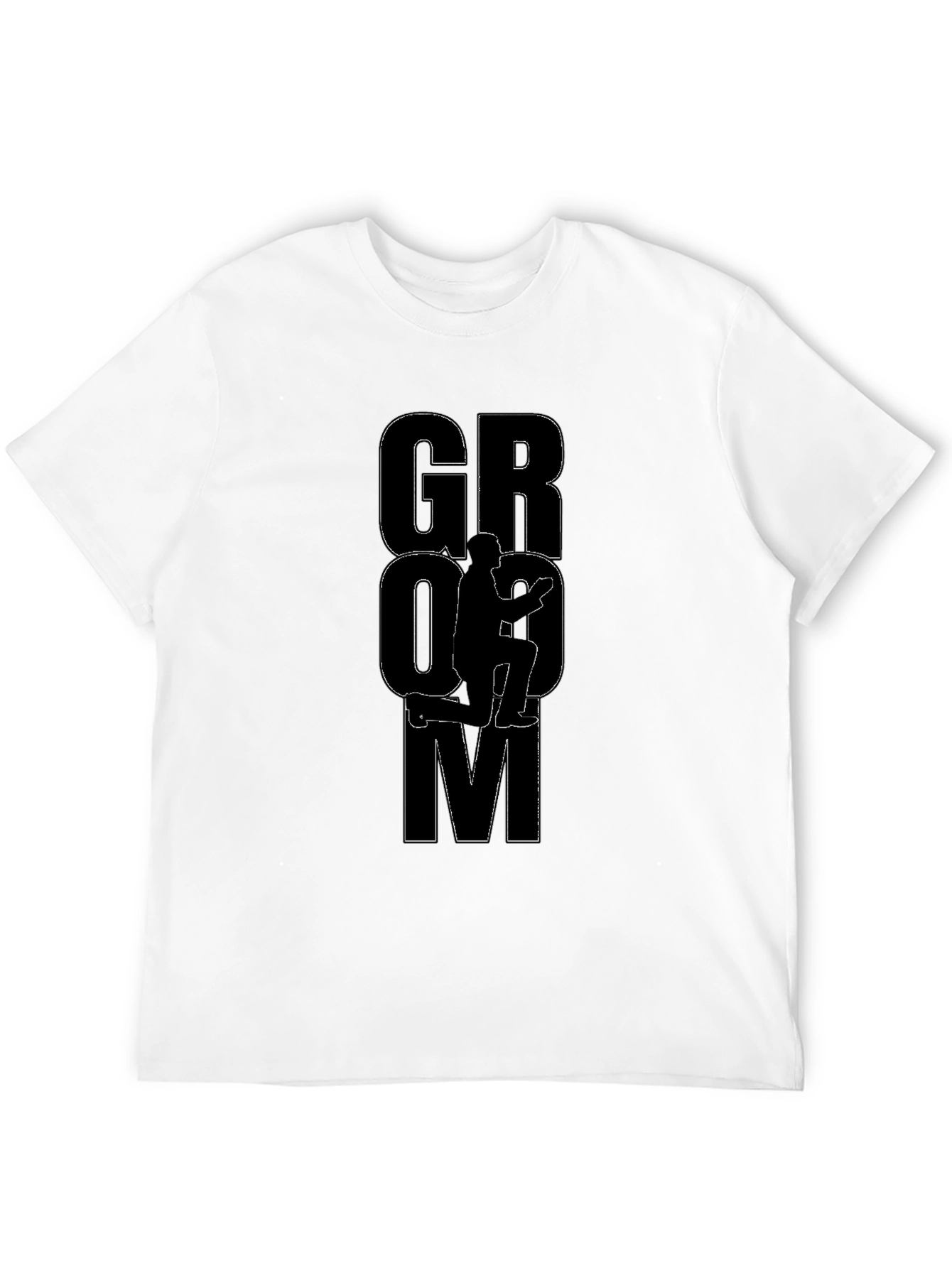 Groom Design Black T-Shirt