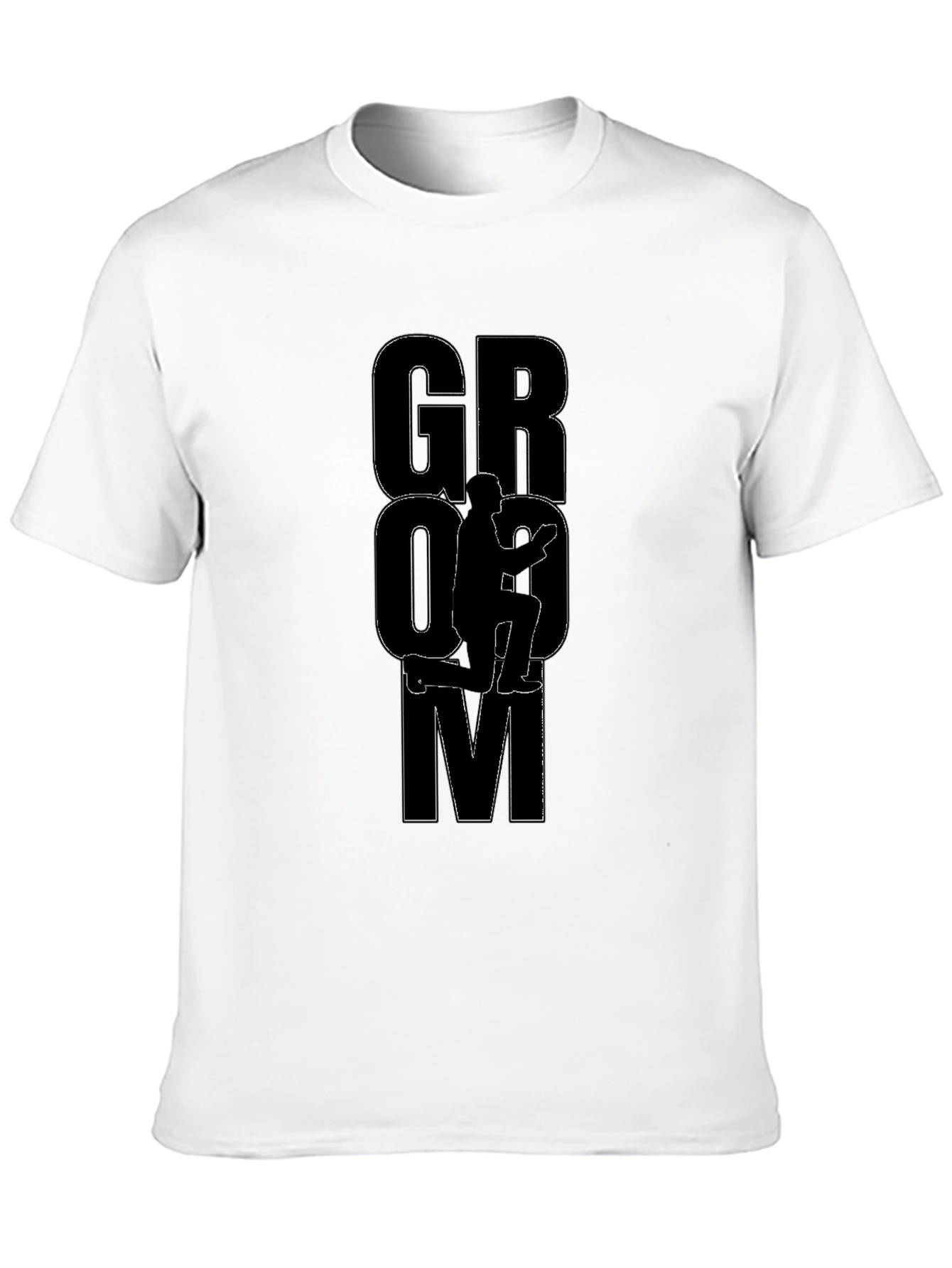 Groom Design Black T-Shirt