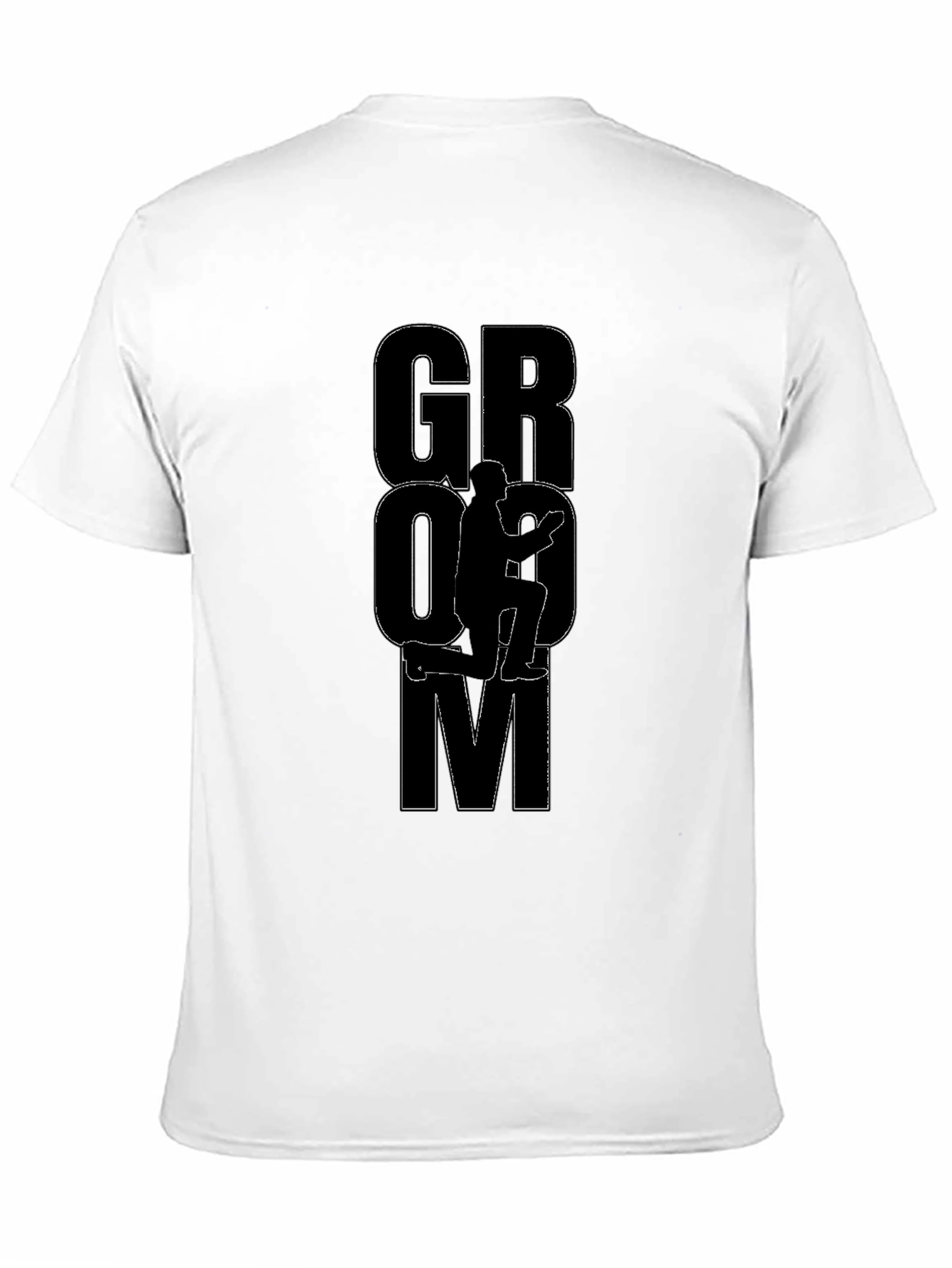 Groom Design Black T-Shirt
