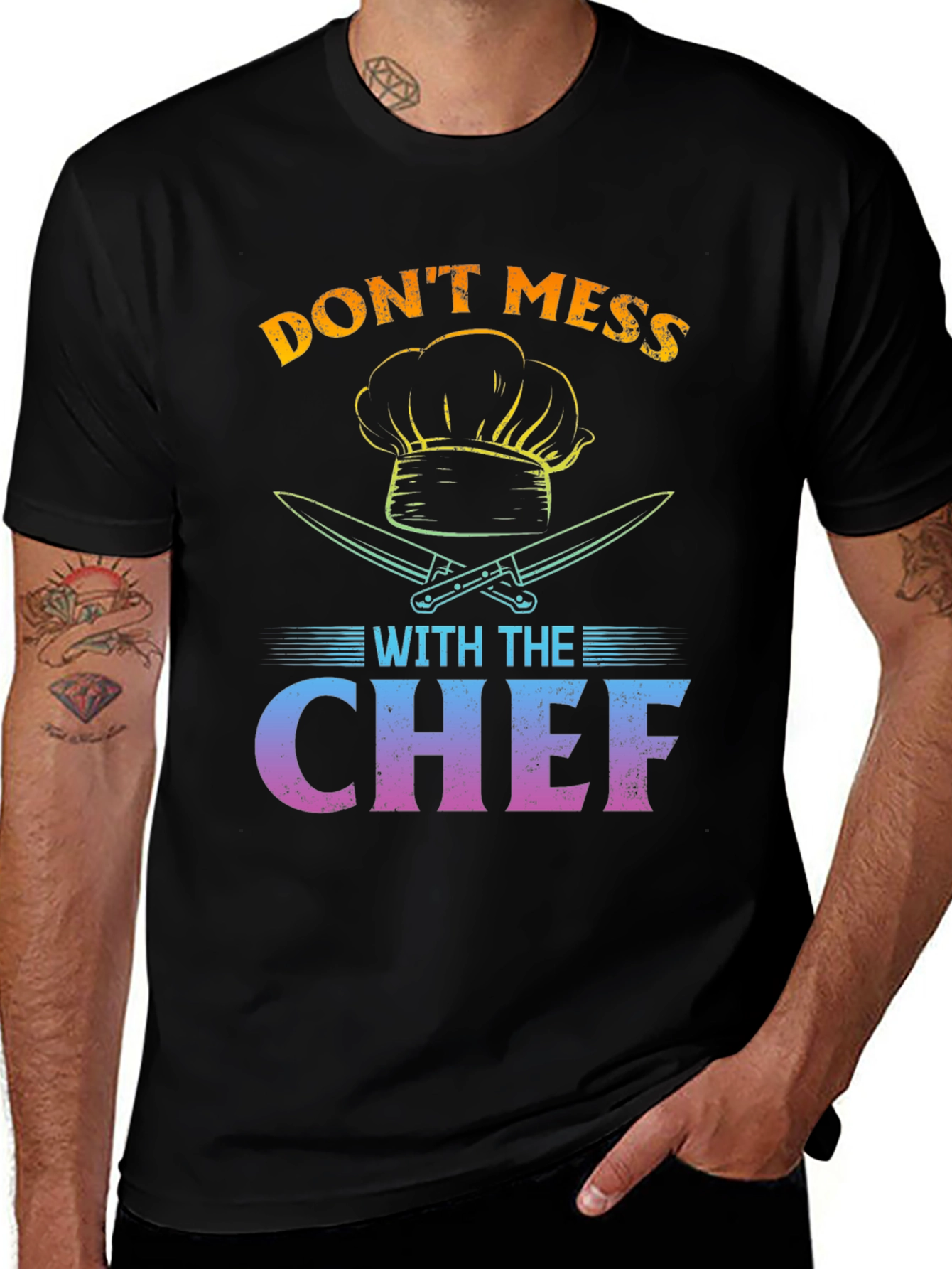 Dont Mess With The Chef Graphic T-Shirt