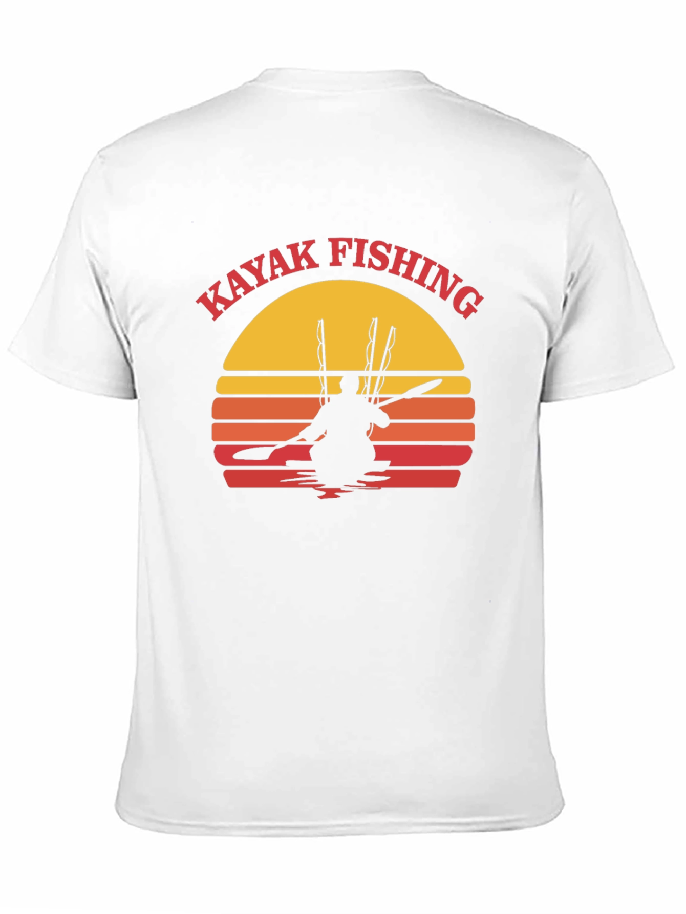 Kayak Fishing Sunset Graphic Tee