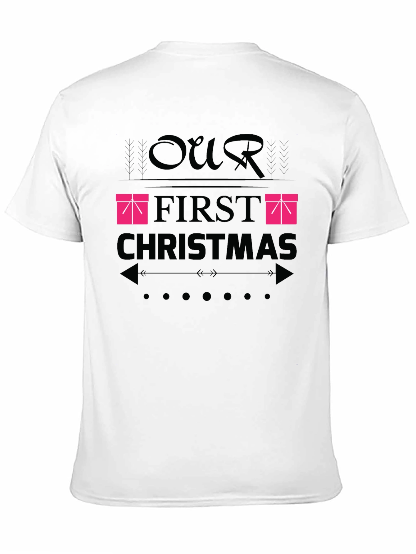 Our First Christmas T-Shirt - Festive Holiday Apparel