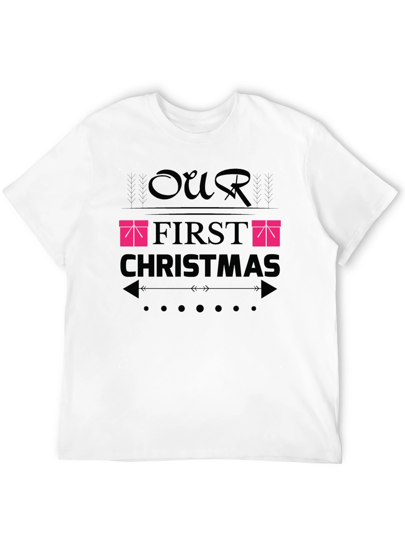 Our First Christmas T-Shirt - Festive Holiday Apparel