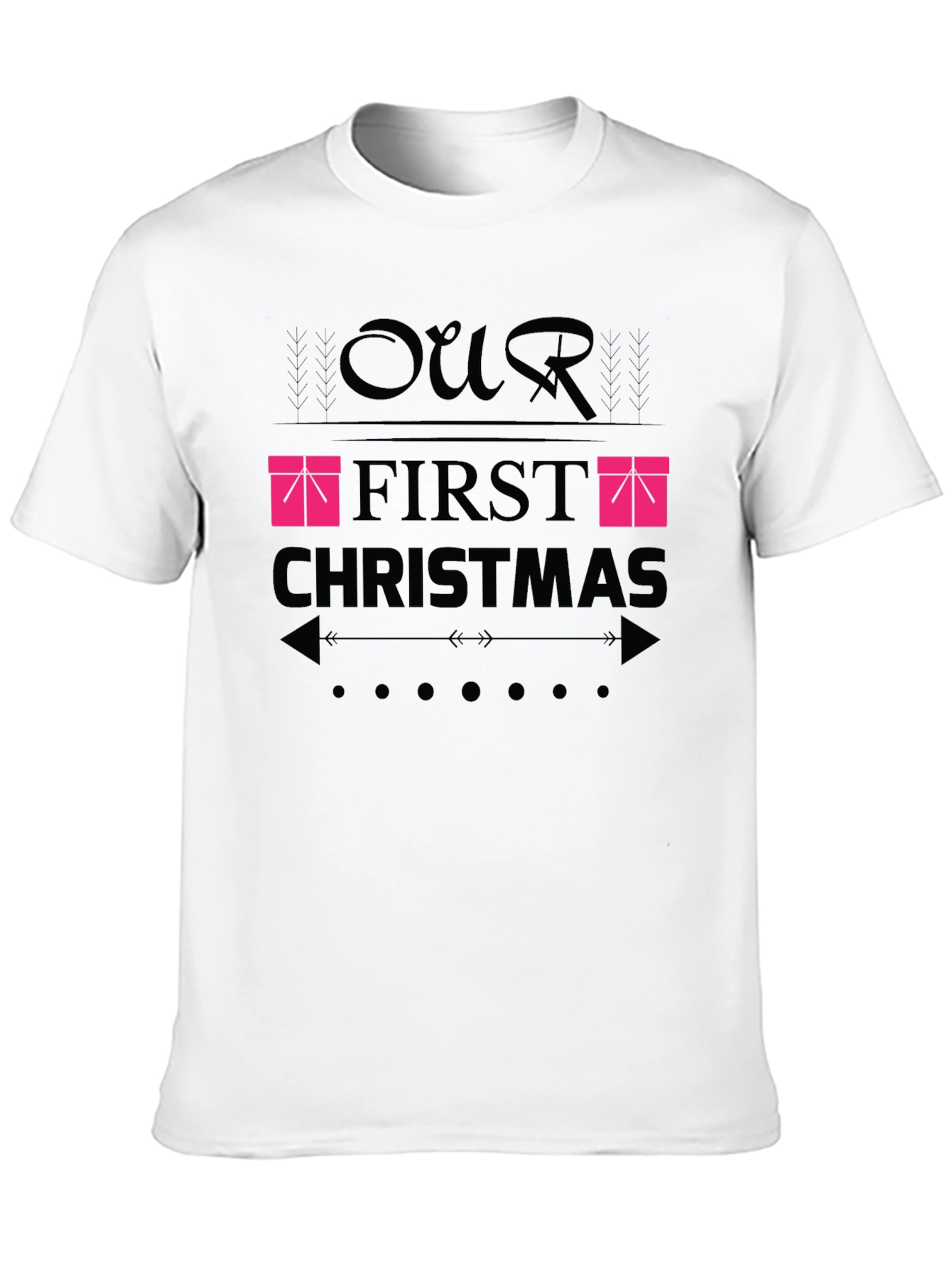 Our First Christmas T-Shirt - Festive Holiday Apparel