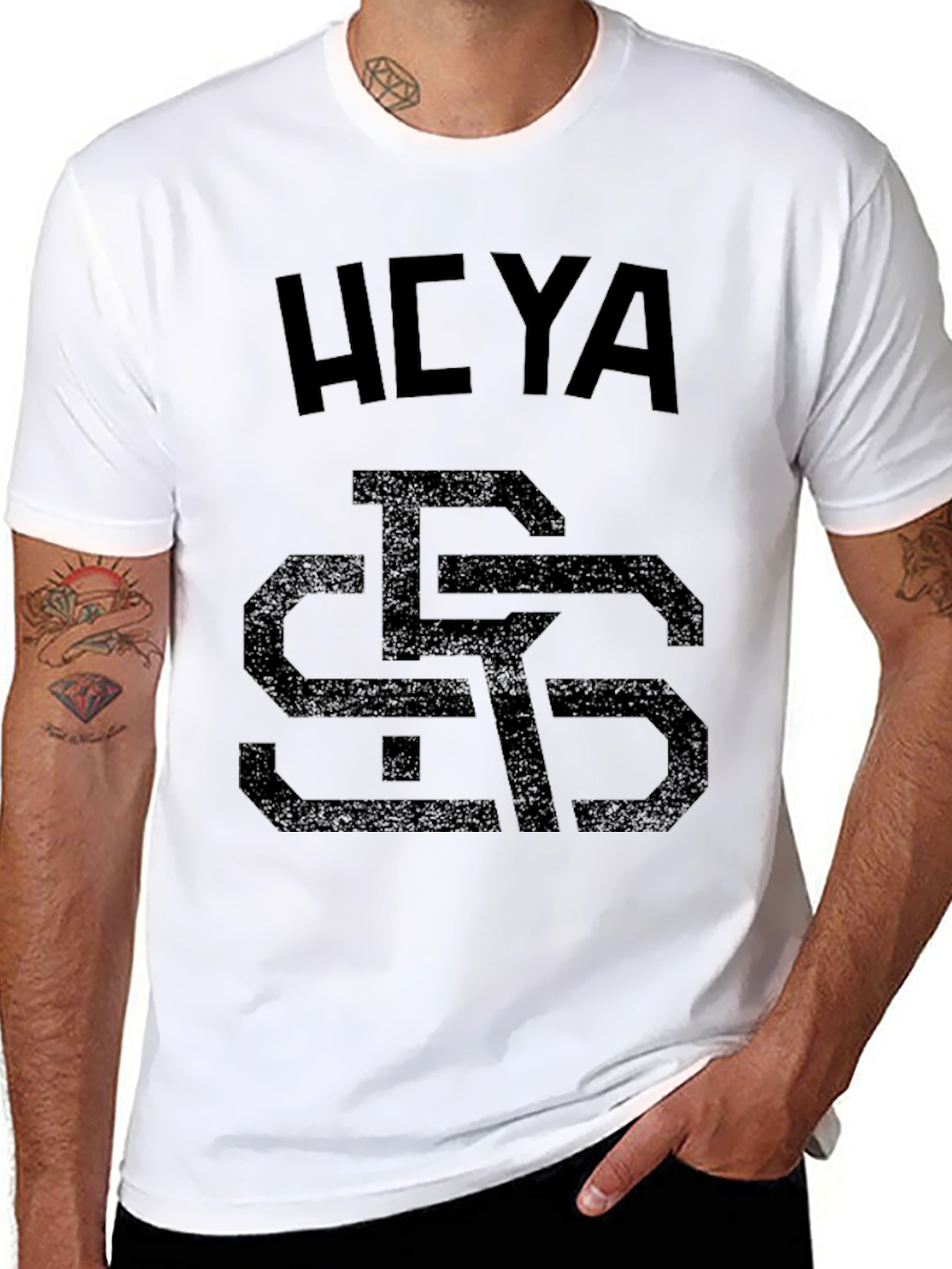Hoya Georgetown T-Shirt Collegiate Style Black