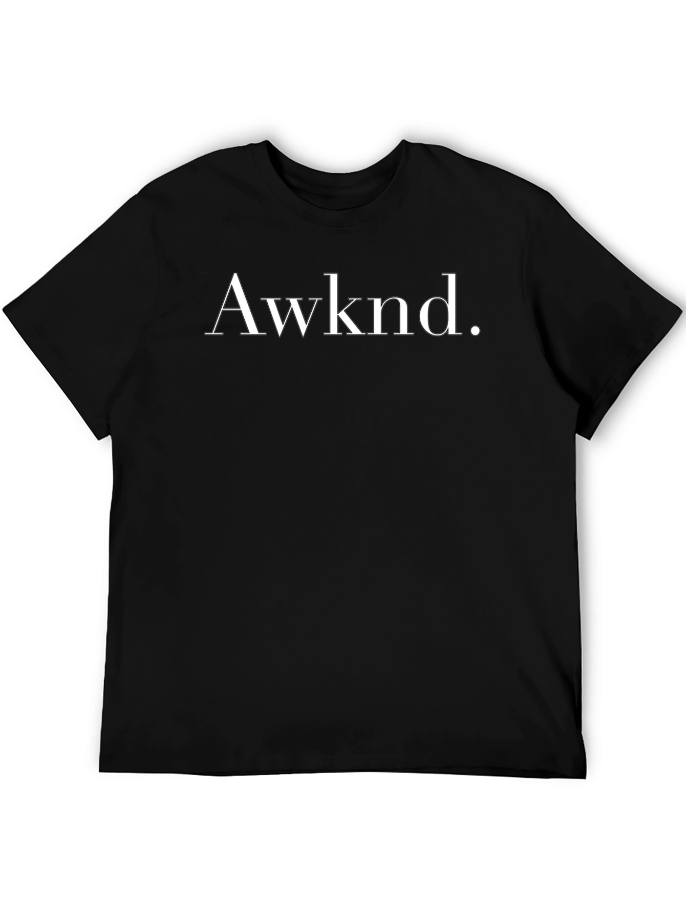Awknd. Black Graphic Tee - Mens