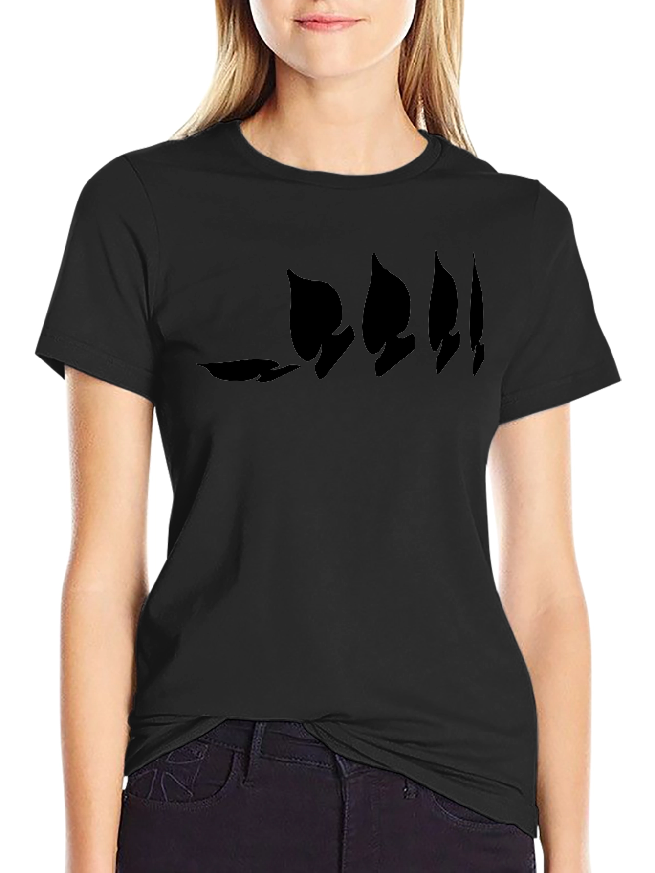 Mens Black Claw Graphic T-Shirt - Casual Style